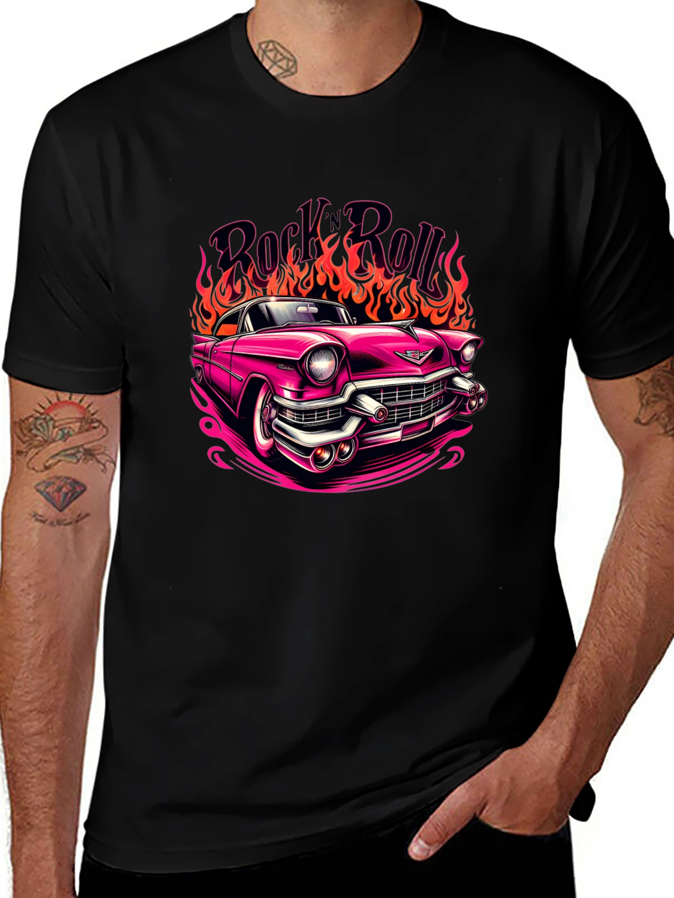 Rock n Roll Cadillac Tee
