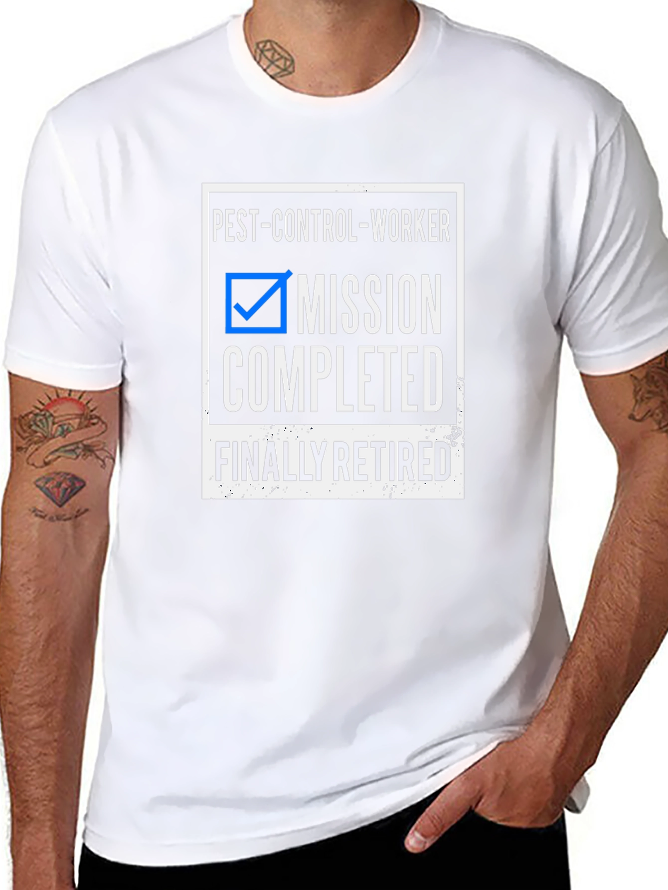 Pest Control Worker Retirement T-Shirt
