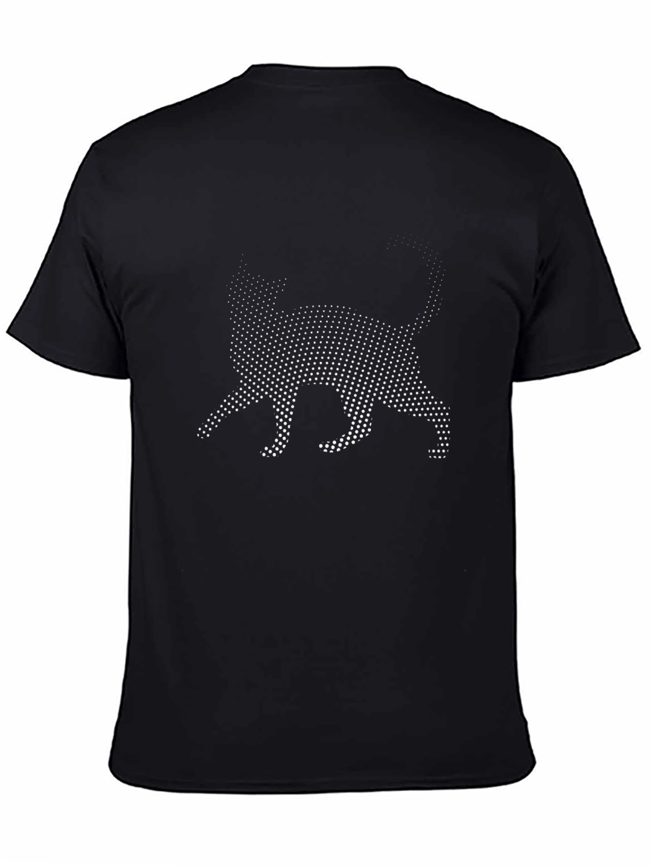 Cool Cat Dot Graphic T-Shirt