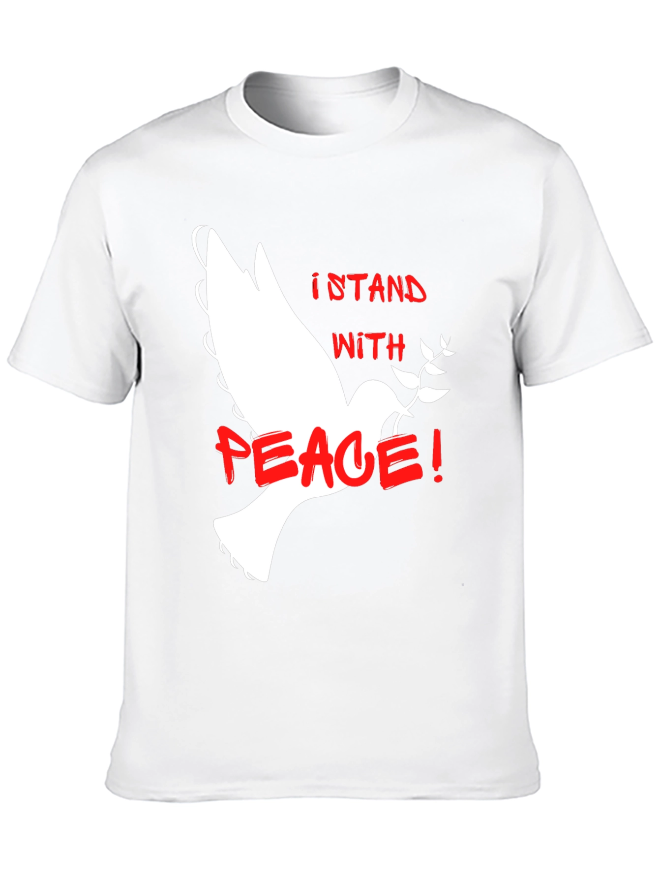 Stand With Peace Dove Graphic T-Shirt