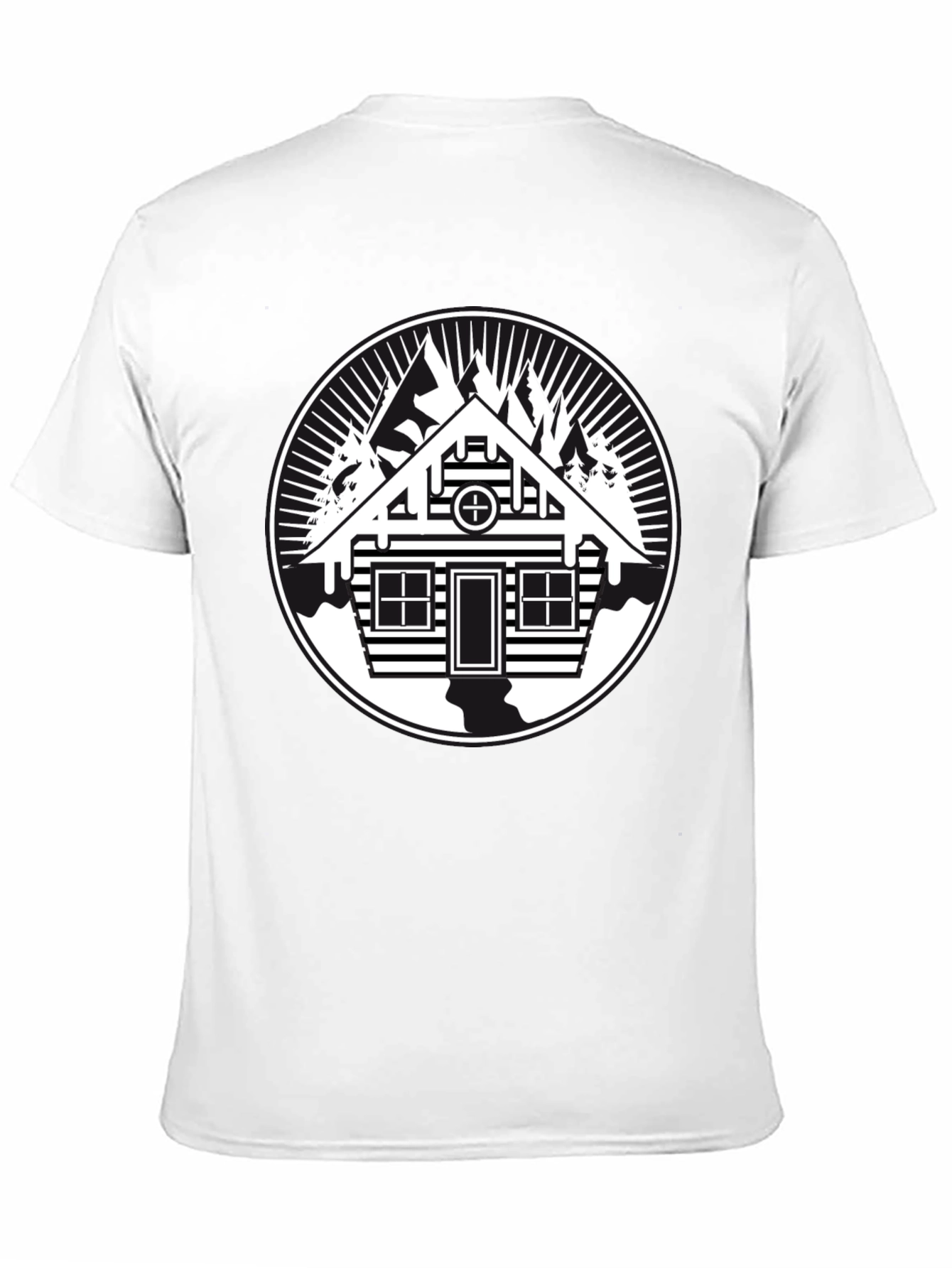 Cabin in the Woods Graphic Tee - Black
