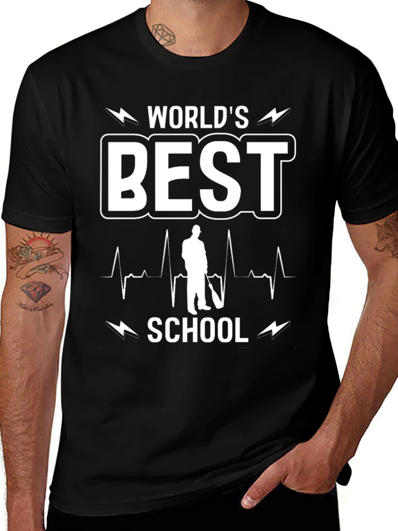 Worlds Best School Janitor T-Shirt
