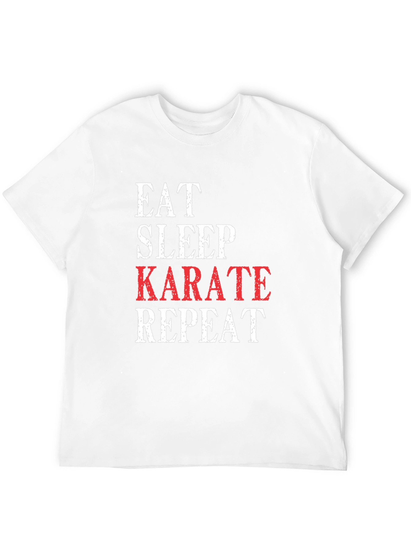 Eat Sleep Karate Repeat Black T-Shirt