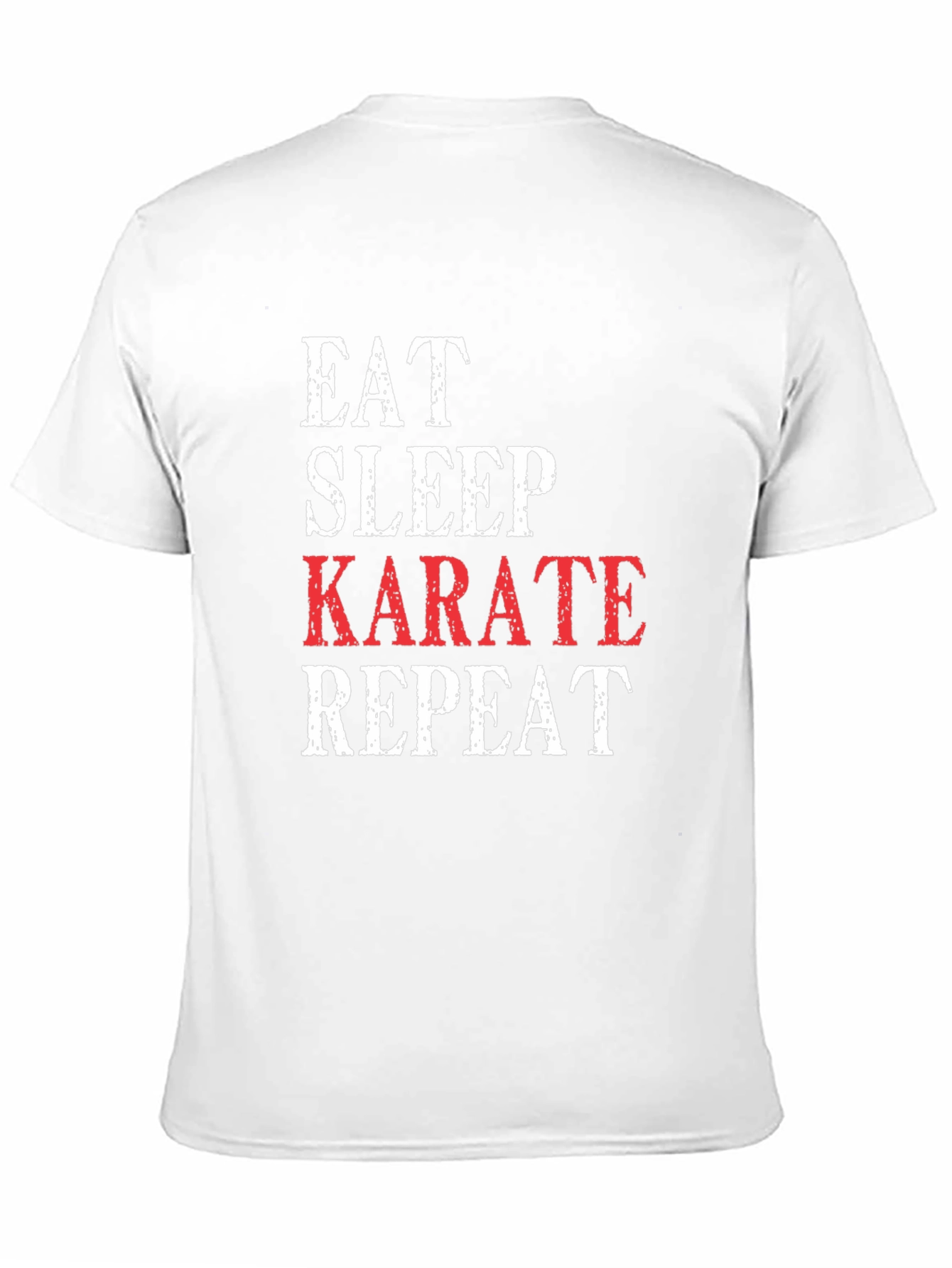 Eat Sleep Karate Repeat Black T-Shirt