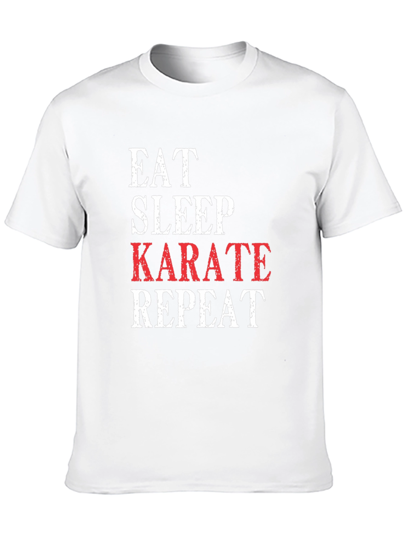 Eat Sleep Karate Repeat Black T-Shirt