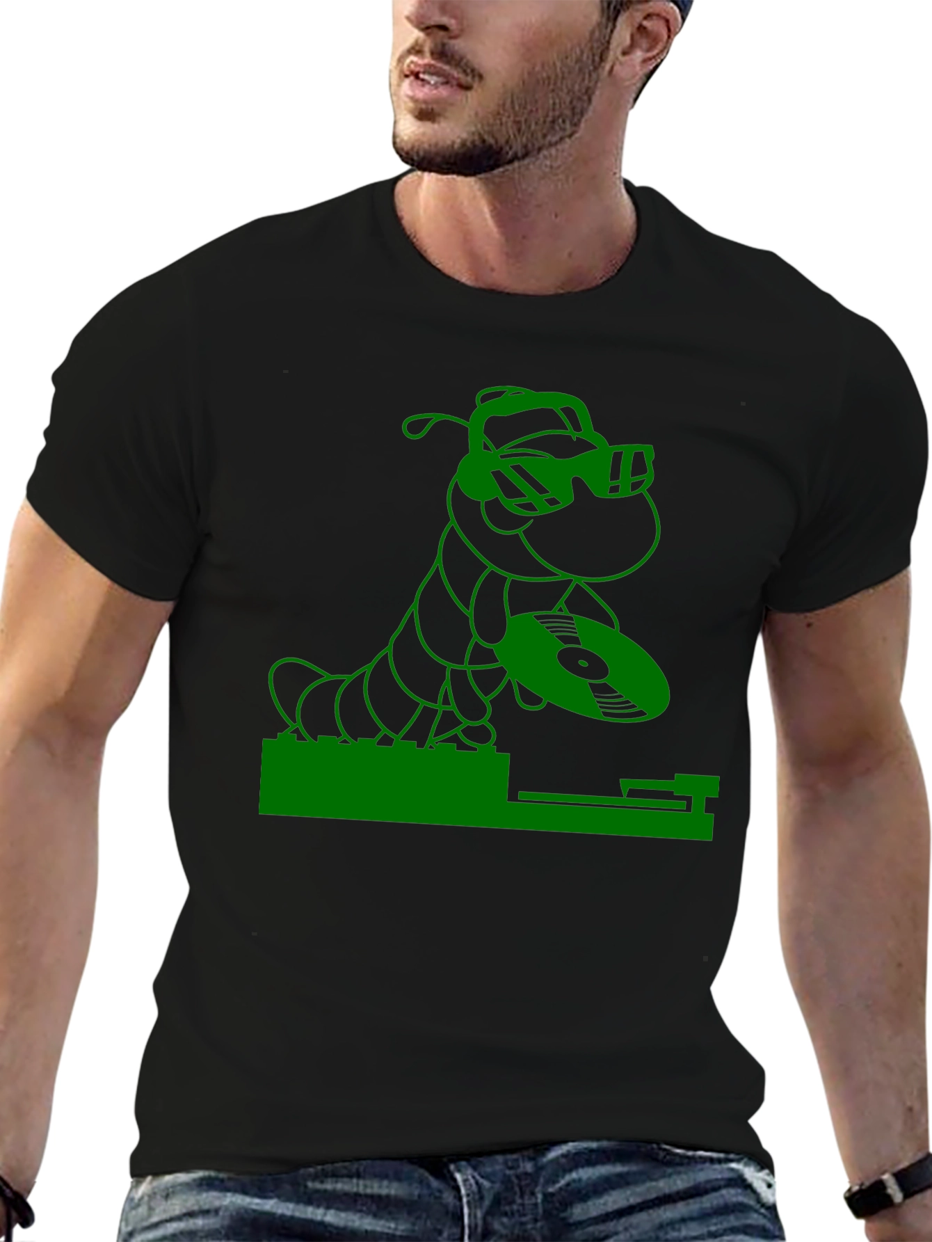 DJ Worm Graphic T-Shirt - Party Animal Tee