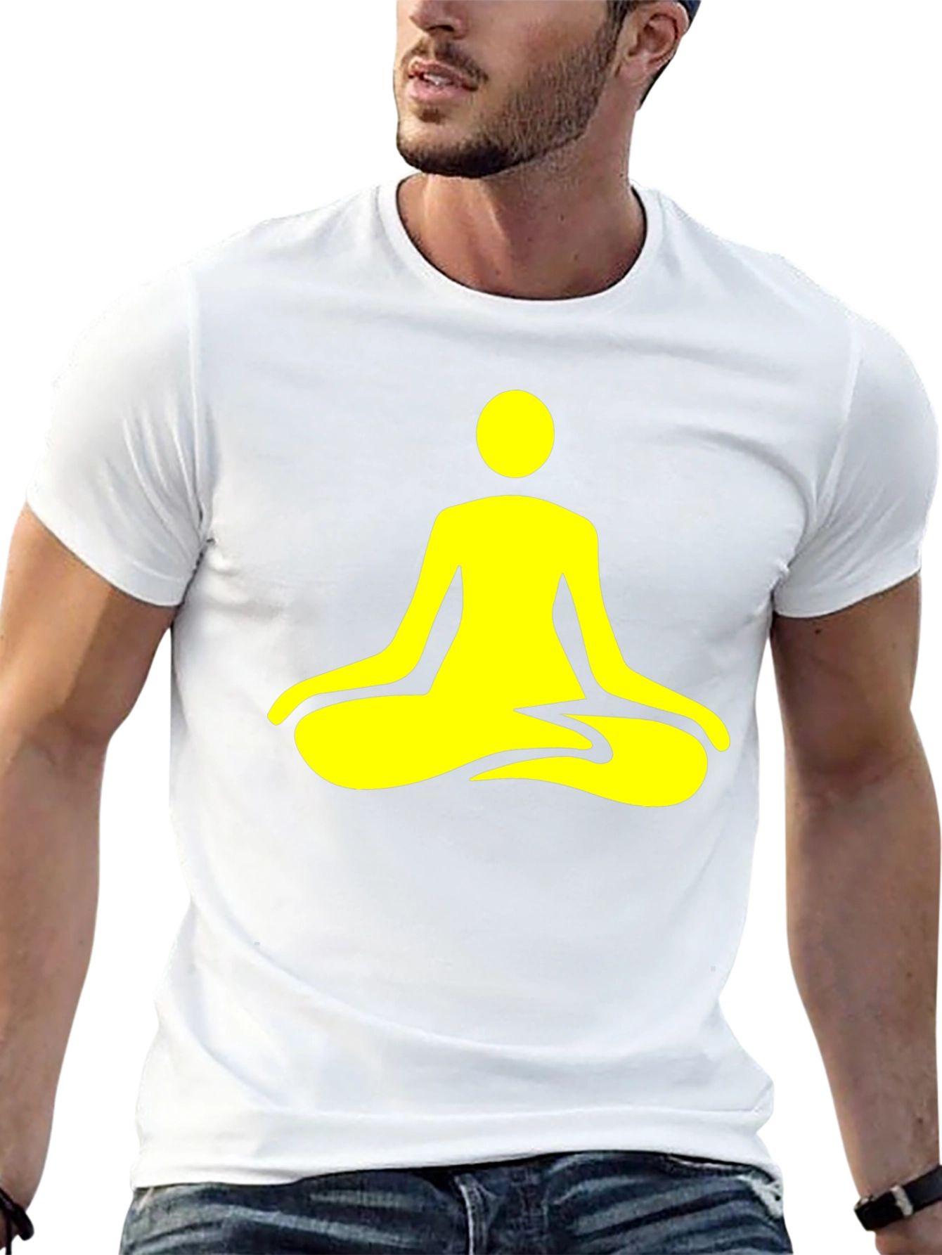 Zen Yoga Meditation Black T-Shirt
