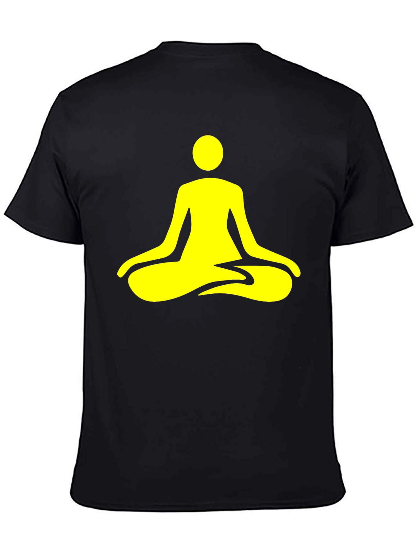 Zen Yoga Meditation Black T-Shirt