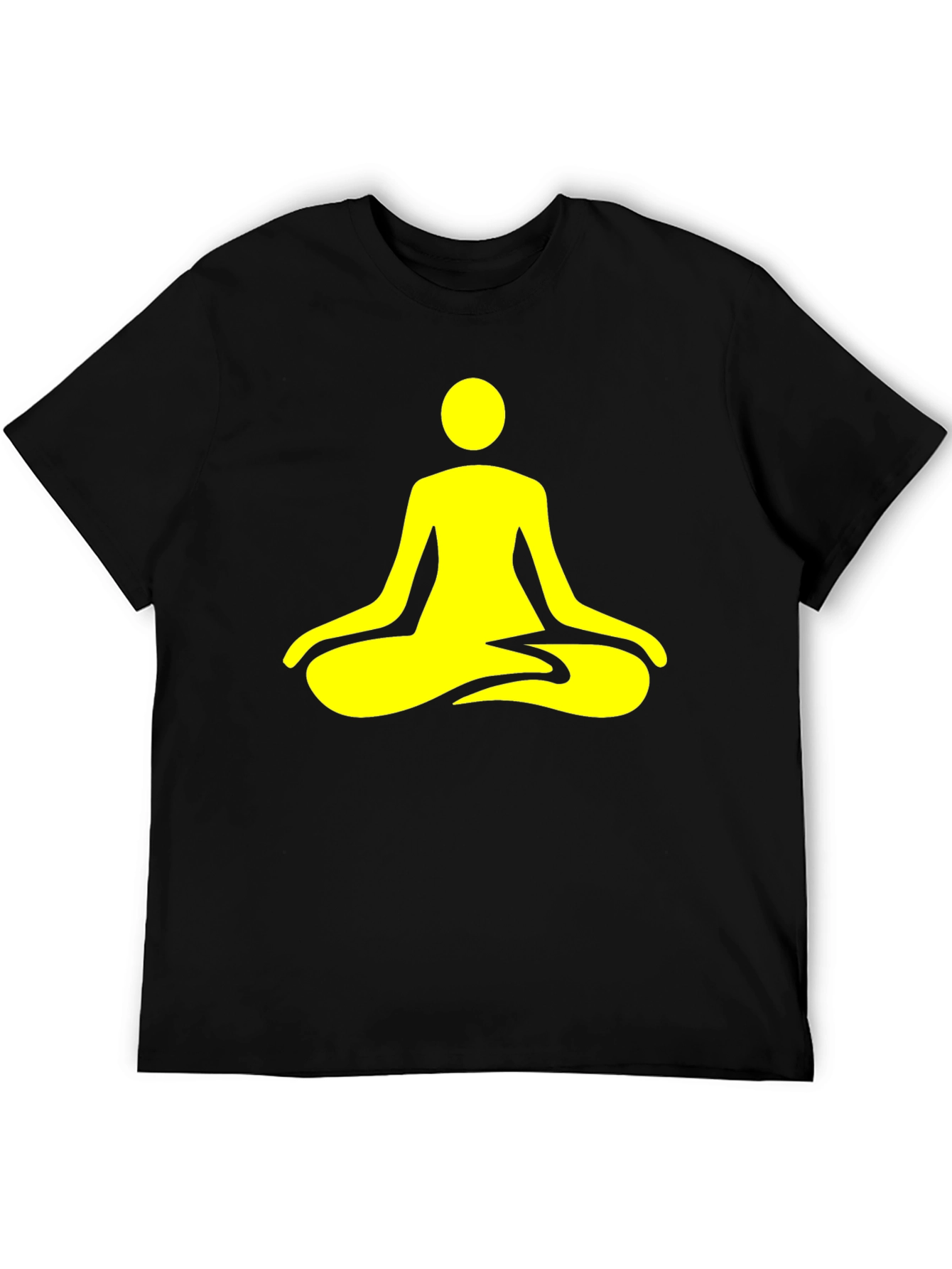Zen Yoga Meditation Black T-Shirt