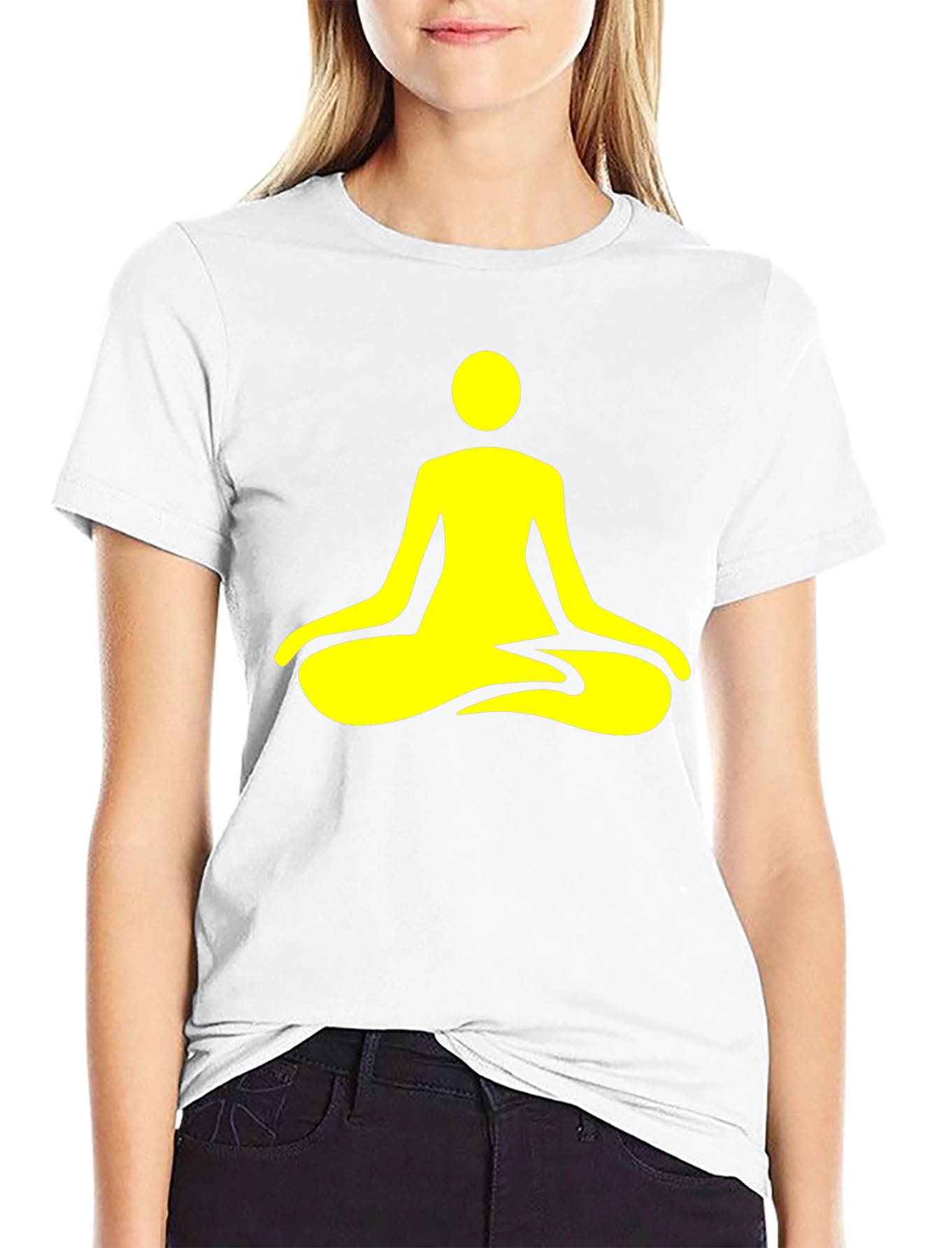 Zen Yoga Meditation Black T-Shirt