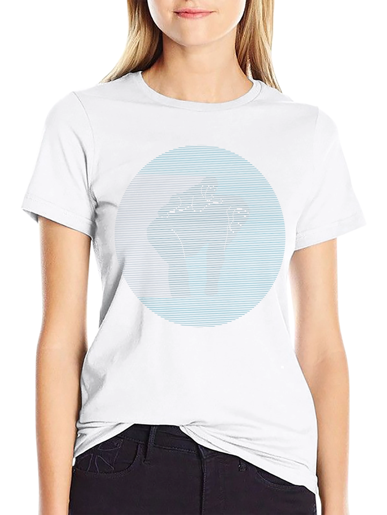 Abstract Fist Graphic Black T-Shirt