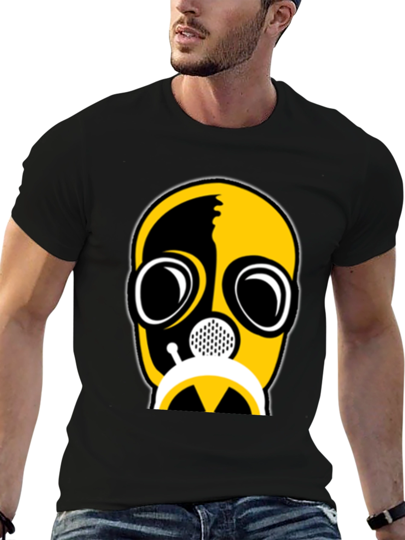 Gas Mask Graphic Tee - Bold Statement Shirt