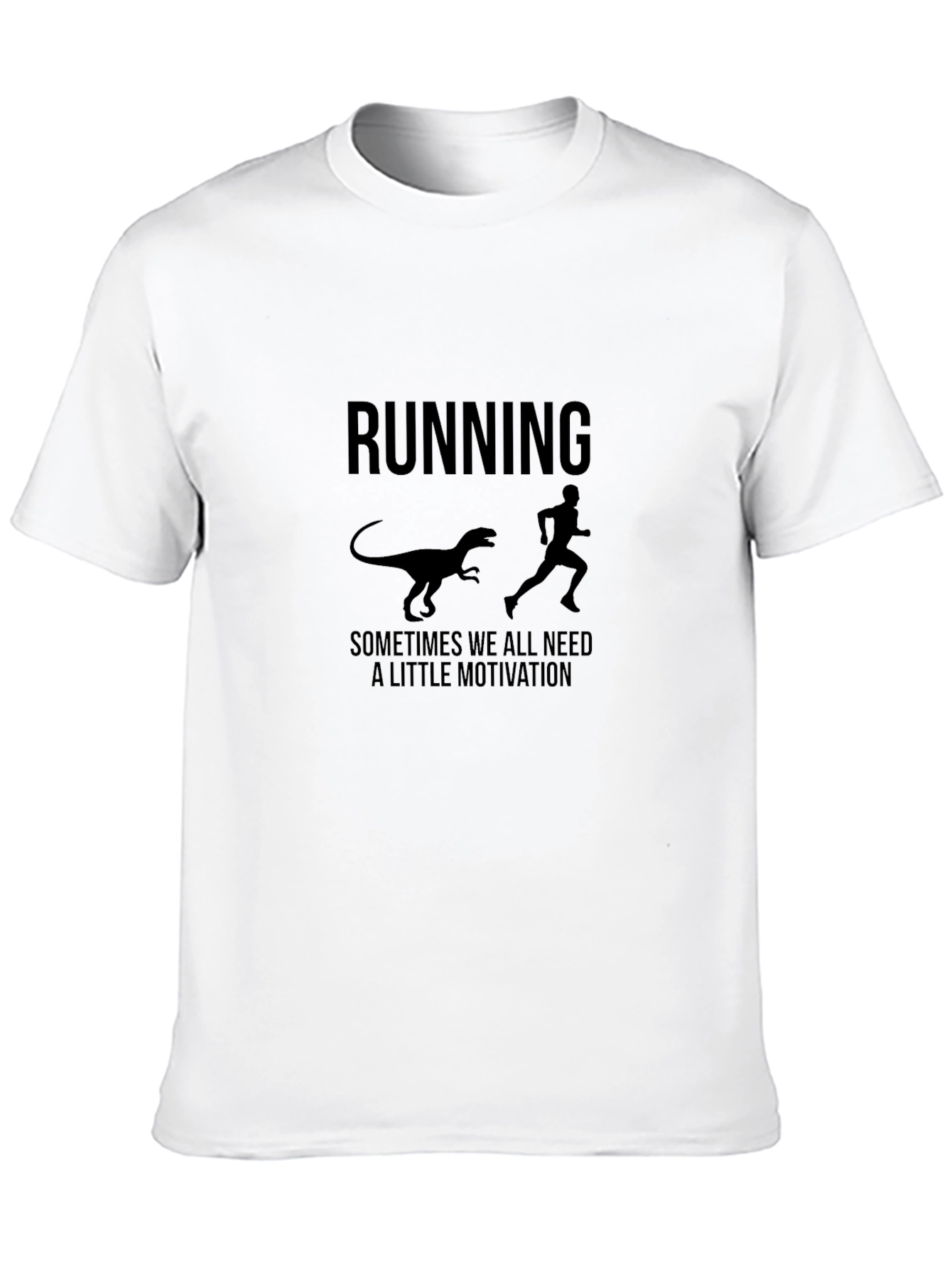Funny Running Dinosaur T-Shirt