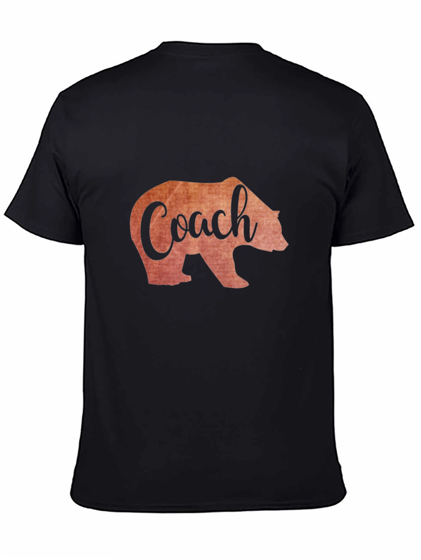 Coach Bear Graphic Tee - Black