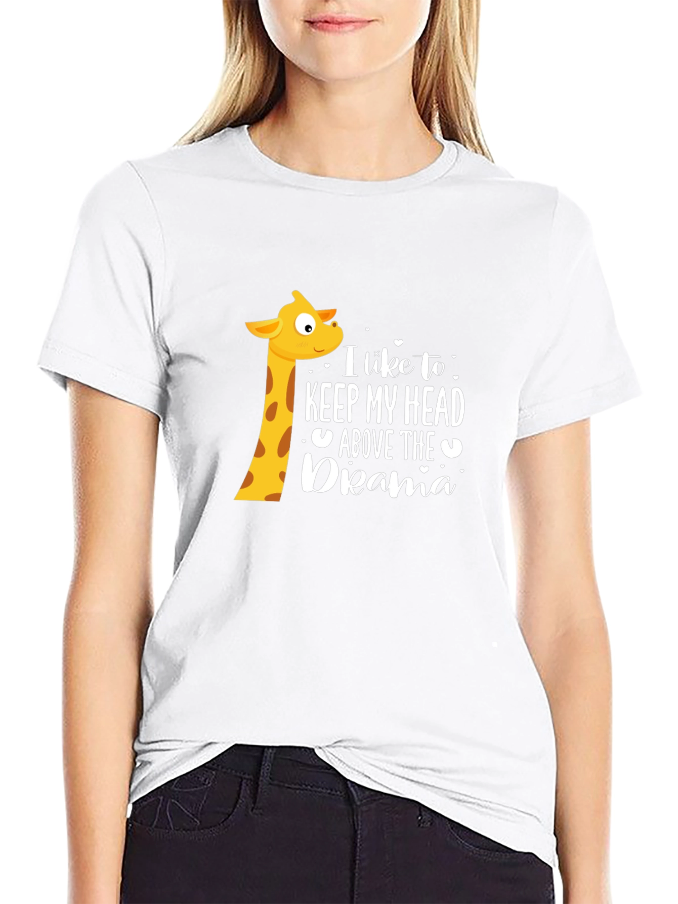 Keep My Head Above The Drama Giraffe T-Shirt