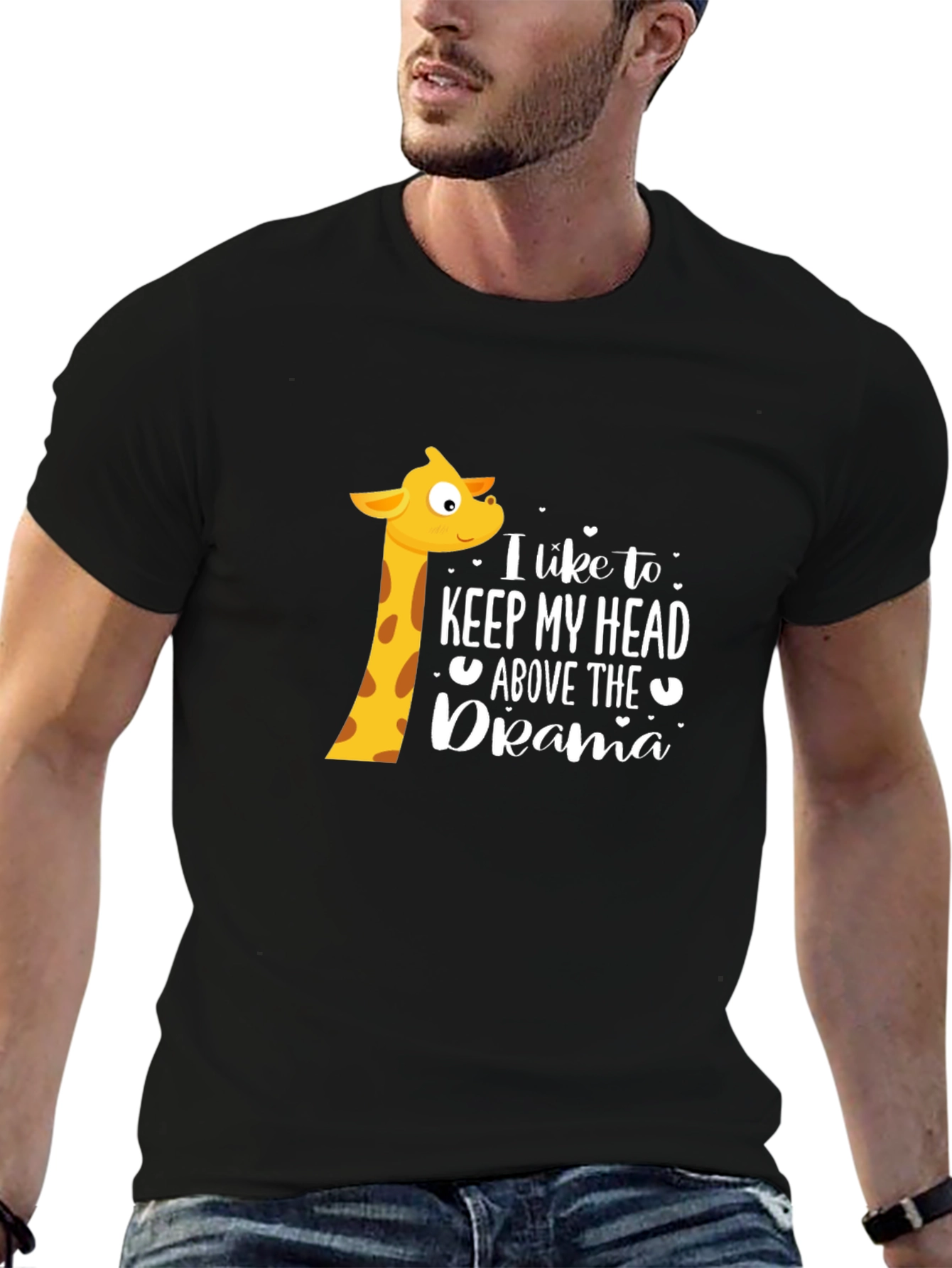 Keep My Head Above The Drama Giraffe T-Shirt