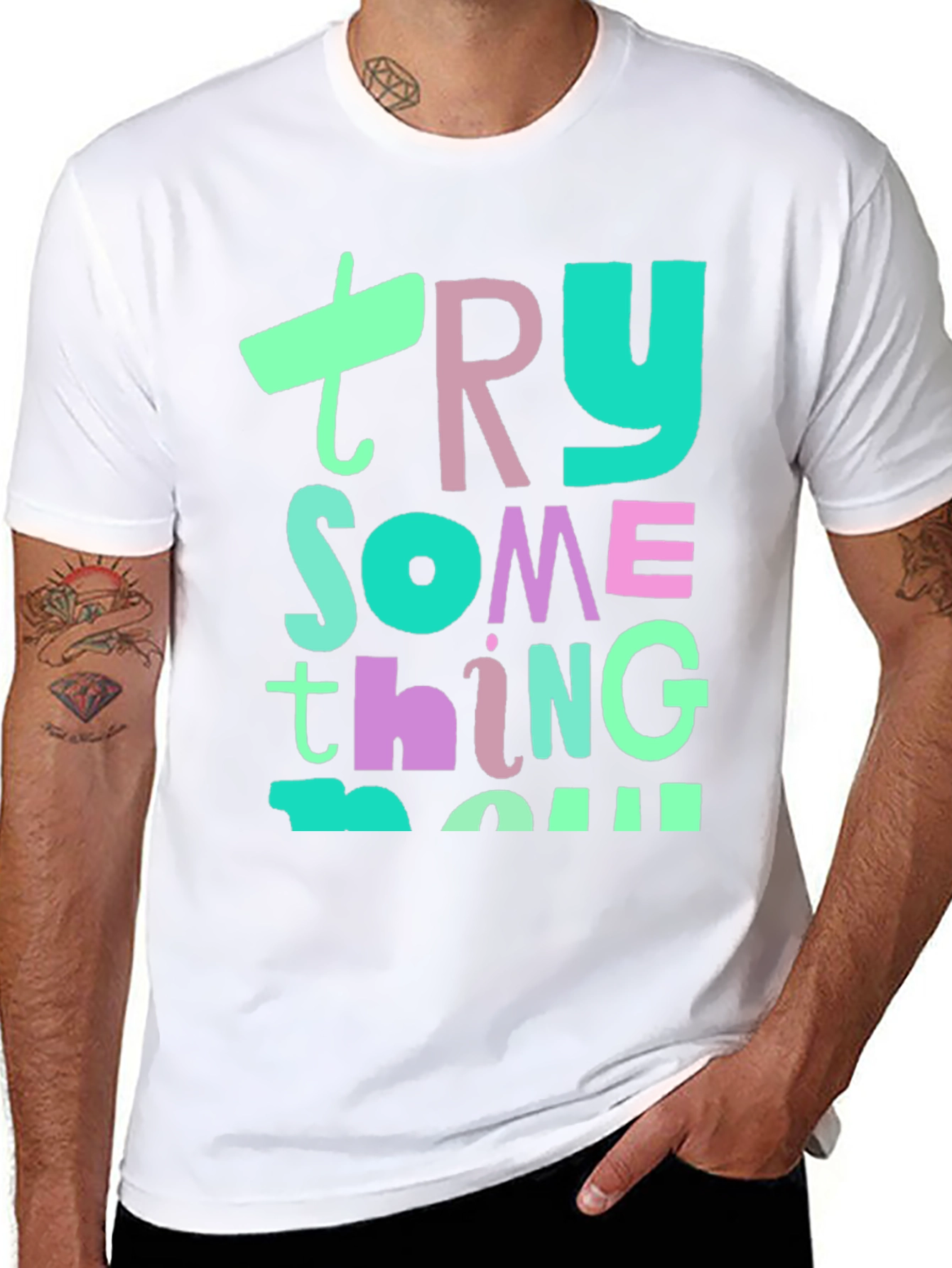 Try Something New Graphic T-Shirt