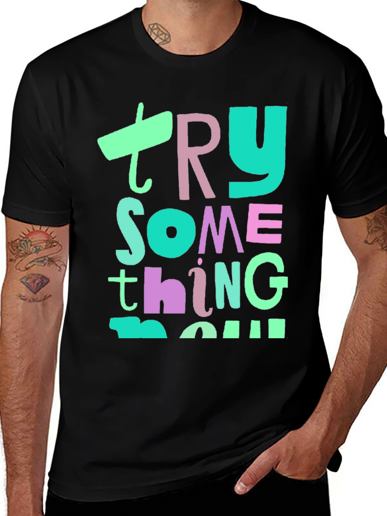Try Something New Graphic T-Shirt