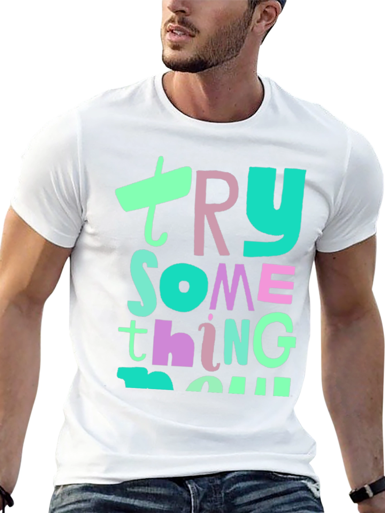 Try Something New Graphic T-Shirt