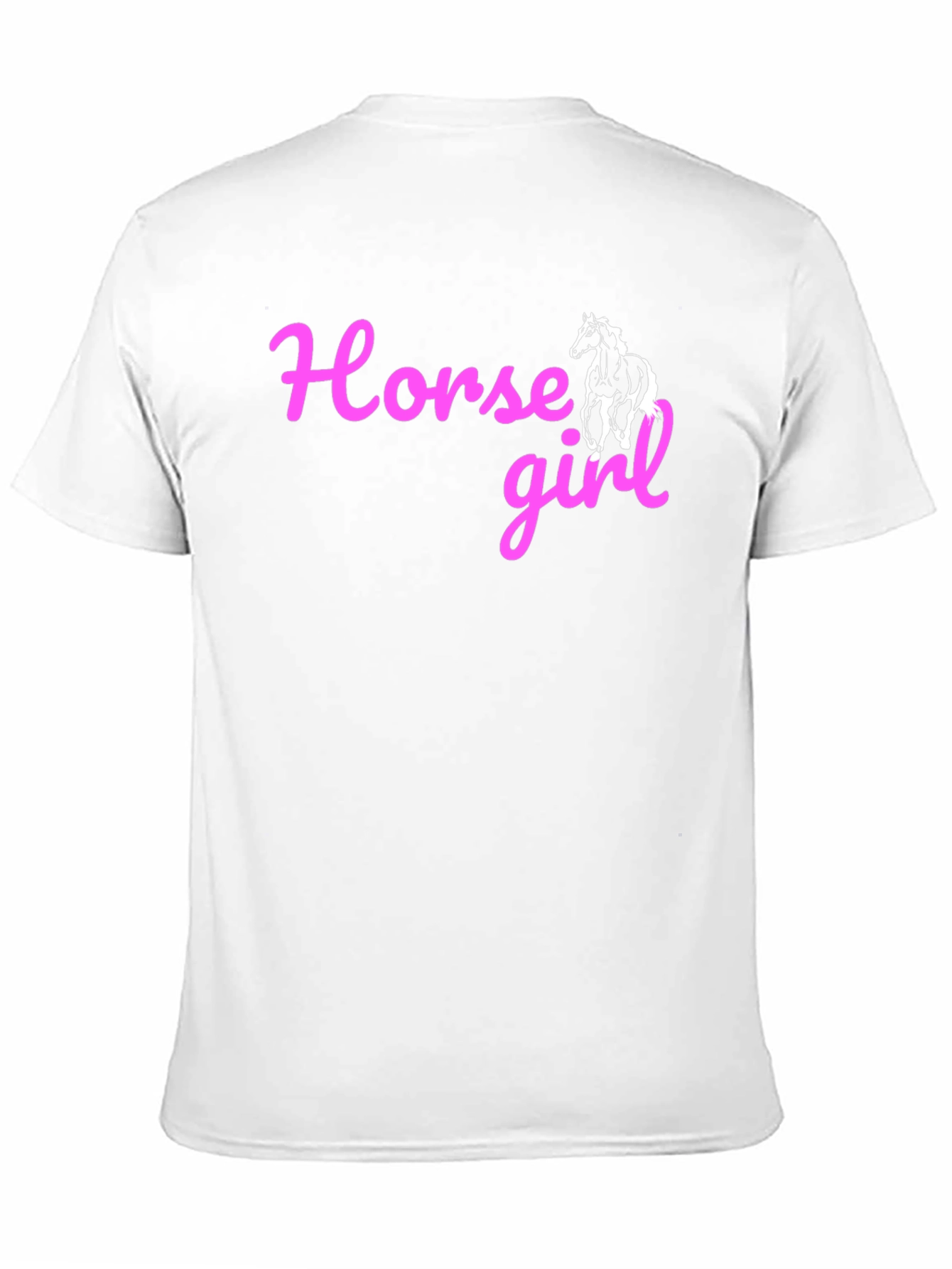 Horse Girl Graphic Tee - Black Cotton T-Shirt