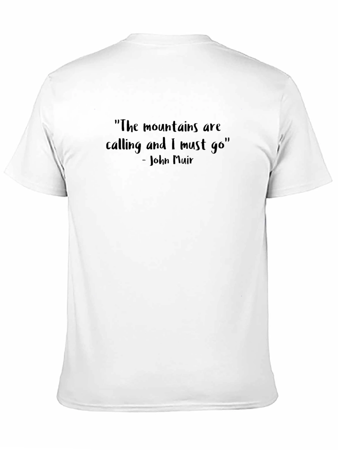 Mountains Are Calling Black T-Shirt