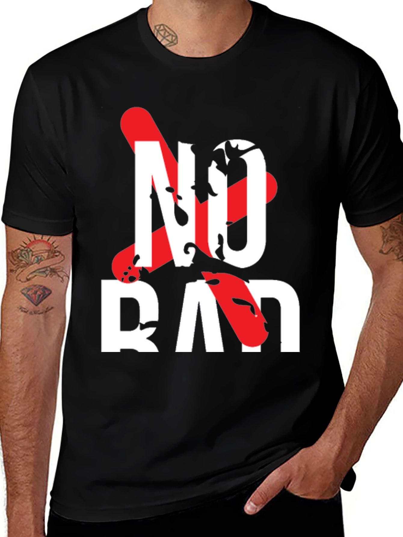 No Bad Days Graphic Tee - Black