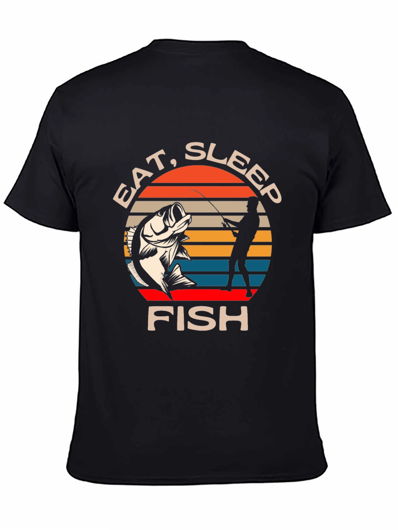 Eat Sleep Fish T-Shirt - Fishing Lover Tee