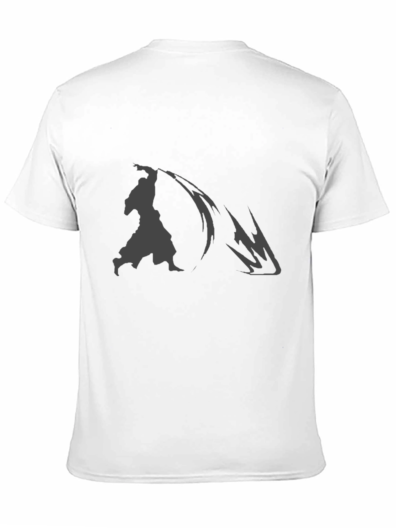 Samurai Graphic Print Black T-Shirt