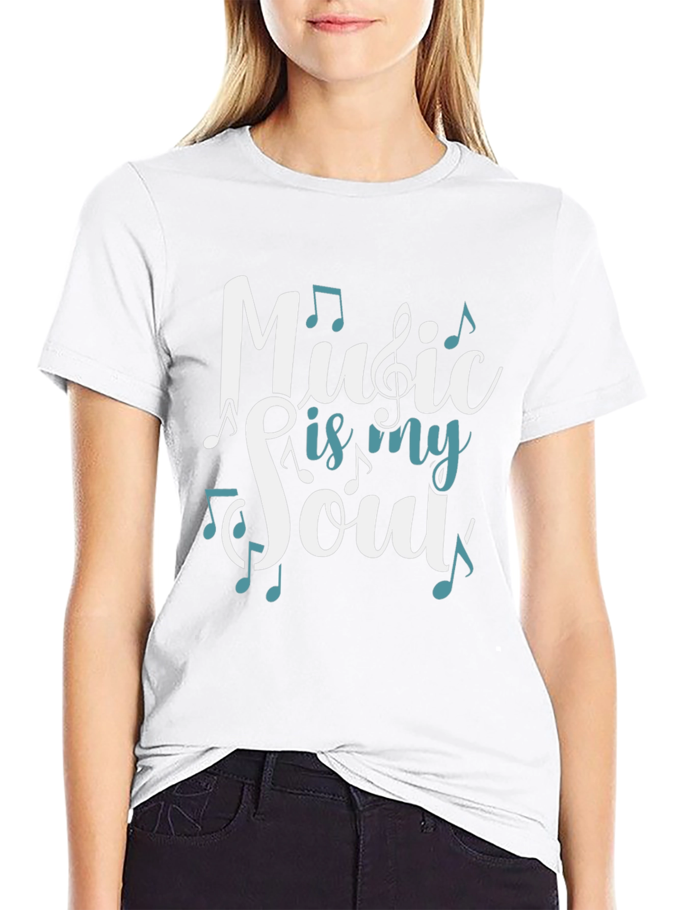 Music is My Soul Graphic T-Shirt