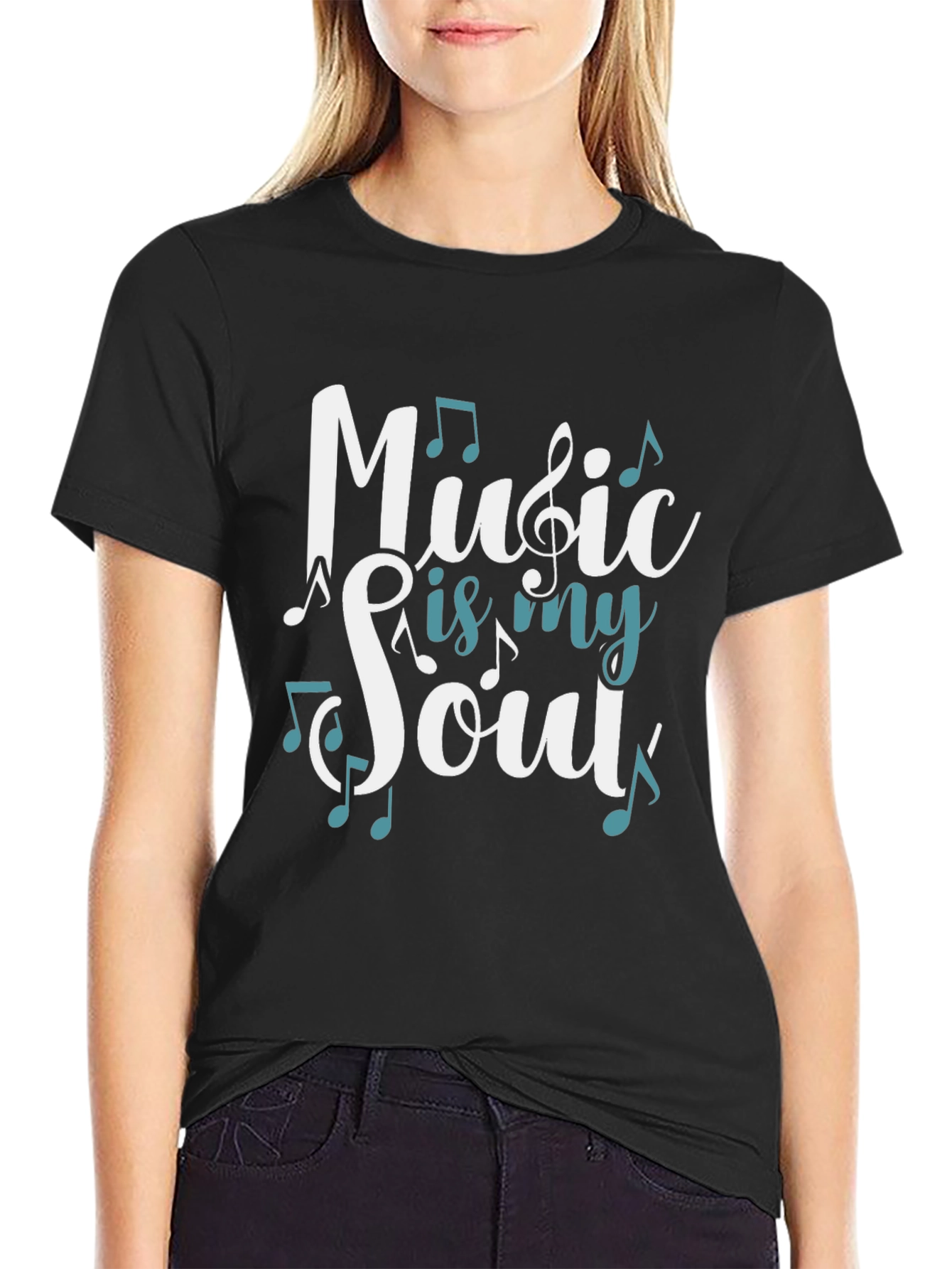 Music is My Soul Graphic T-Shirt