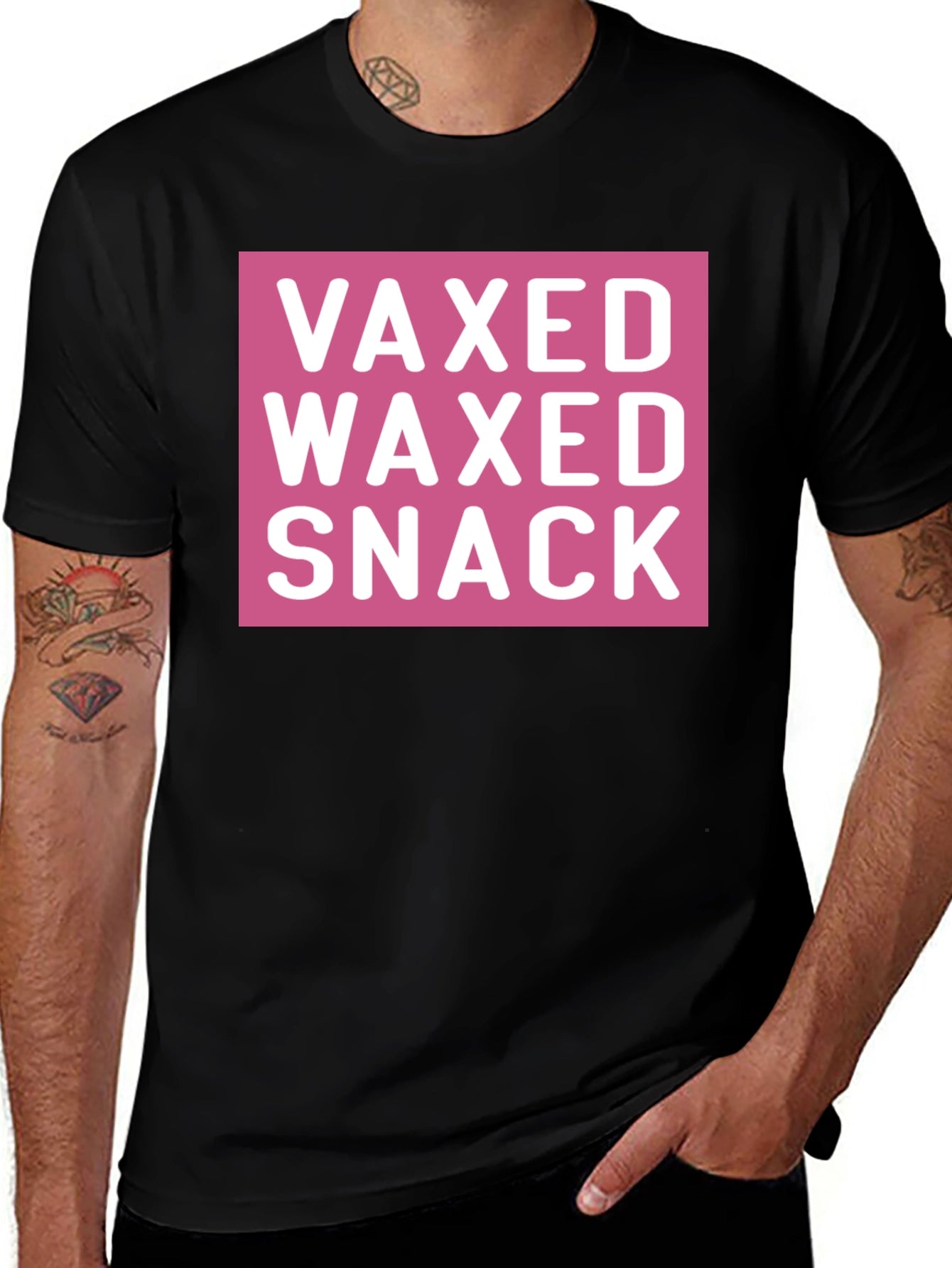 Vaxed Waxed Snack Tee - Funny Novelty T-Shirt