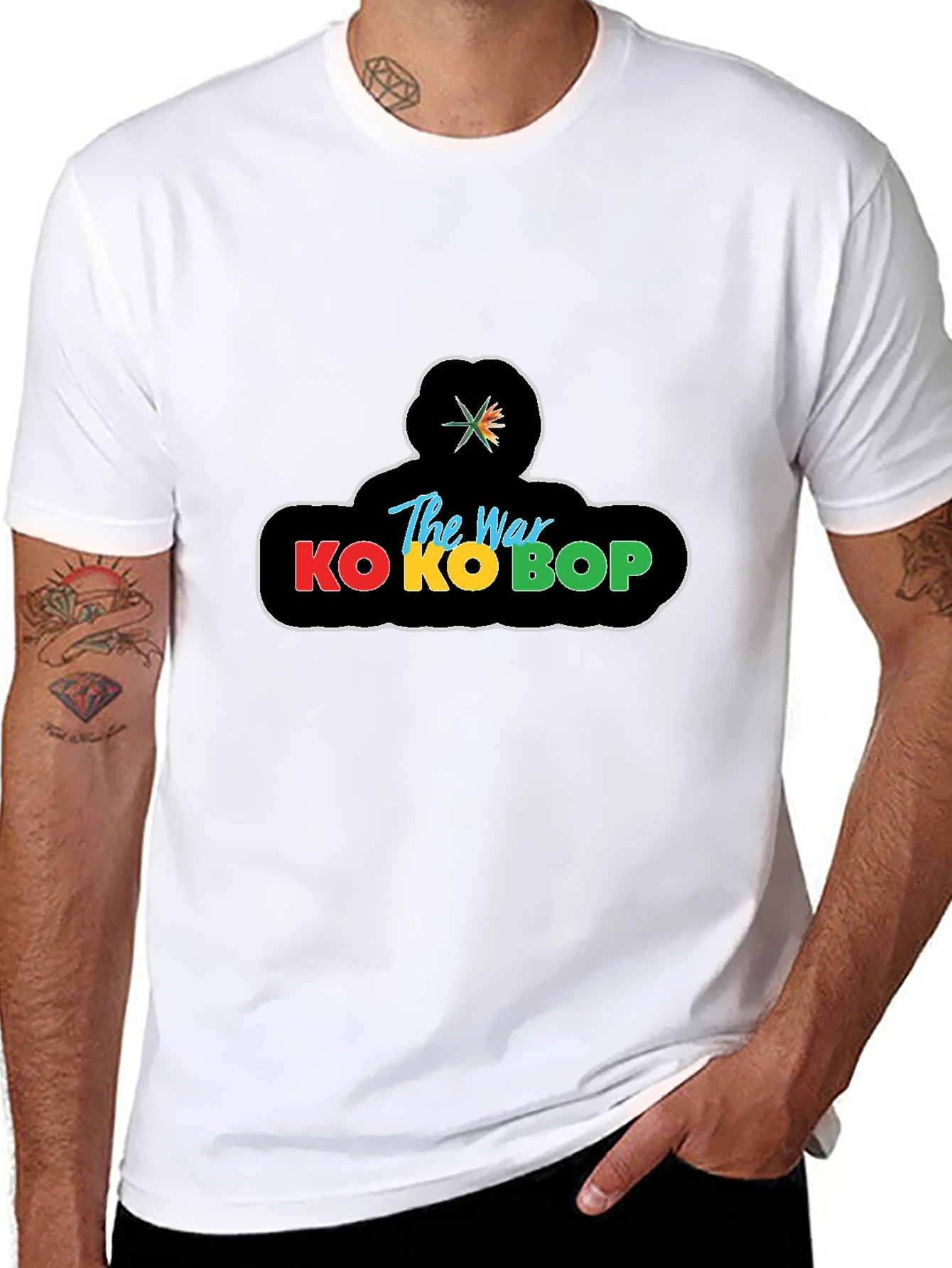 EXO KOKOBOP Black T-Shirt K-Pop Band Tee