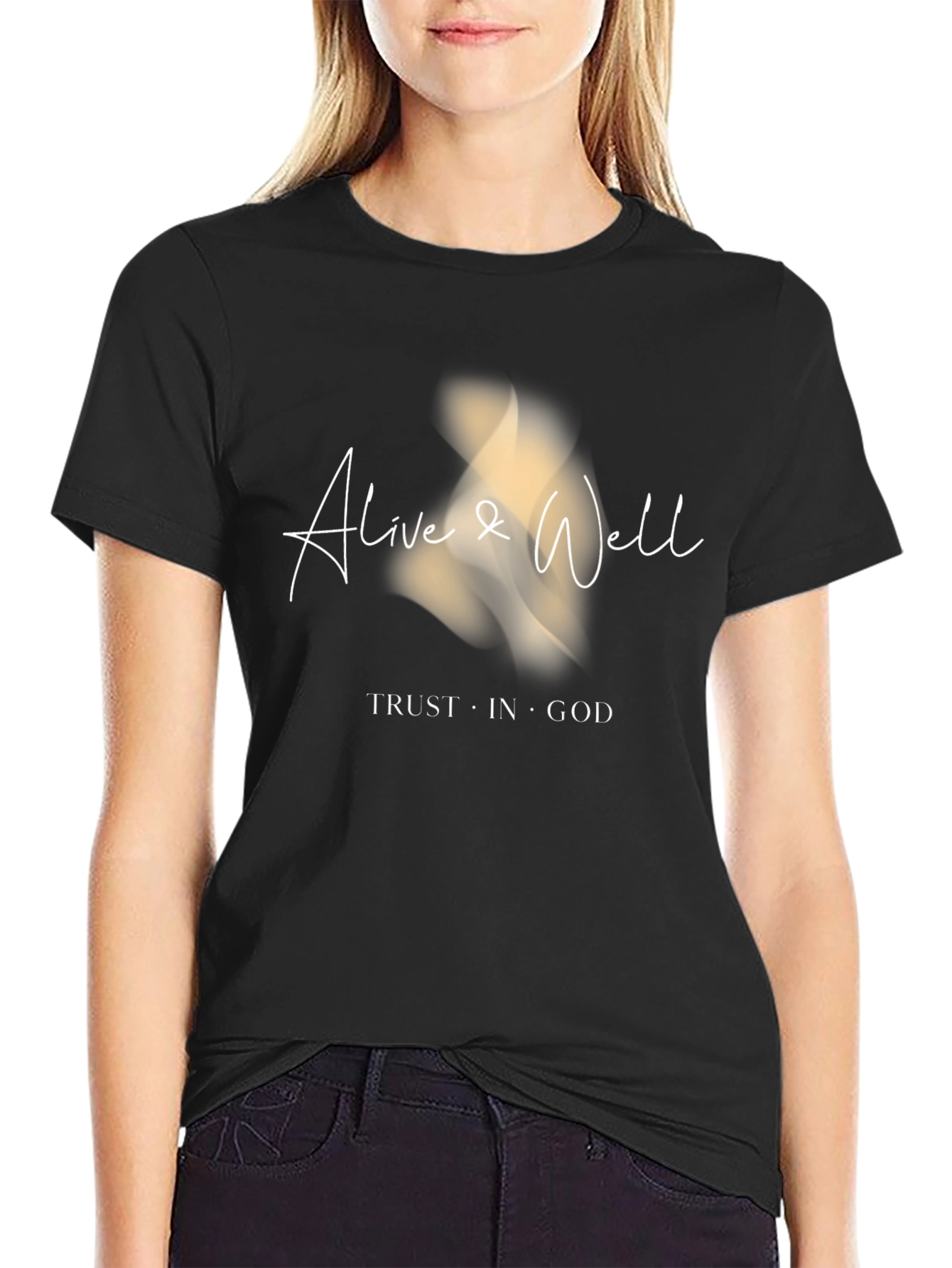 Alive & Well T-Shirt: Trust in God Graphic Tee