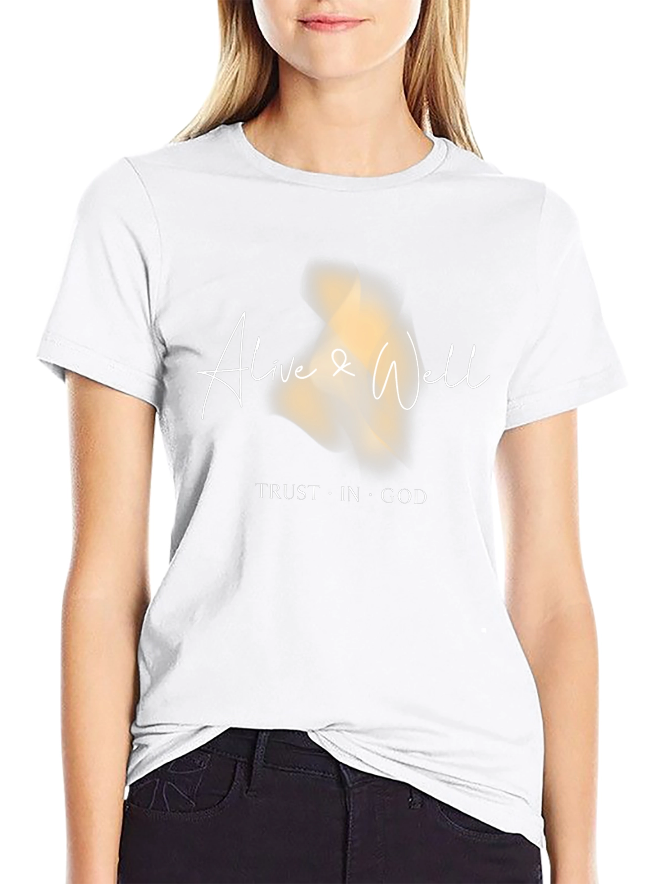 Alive & Well T-Shirt: Trust in God Graphic Tee