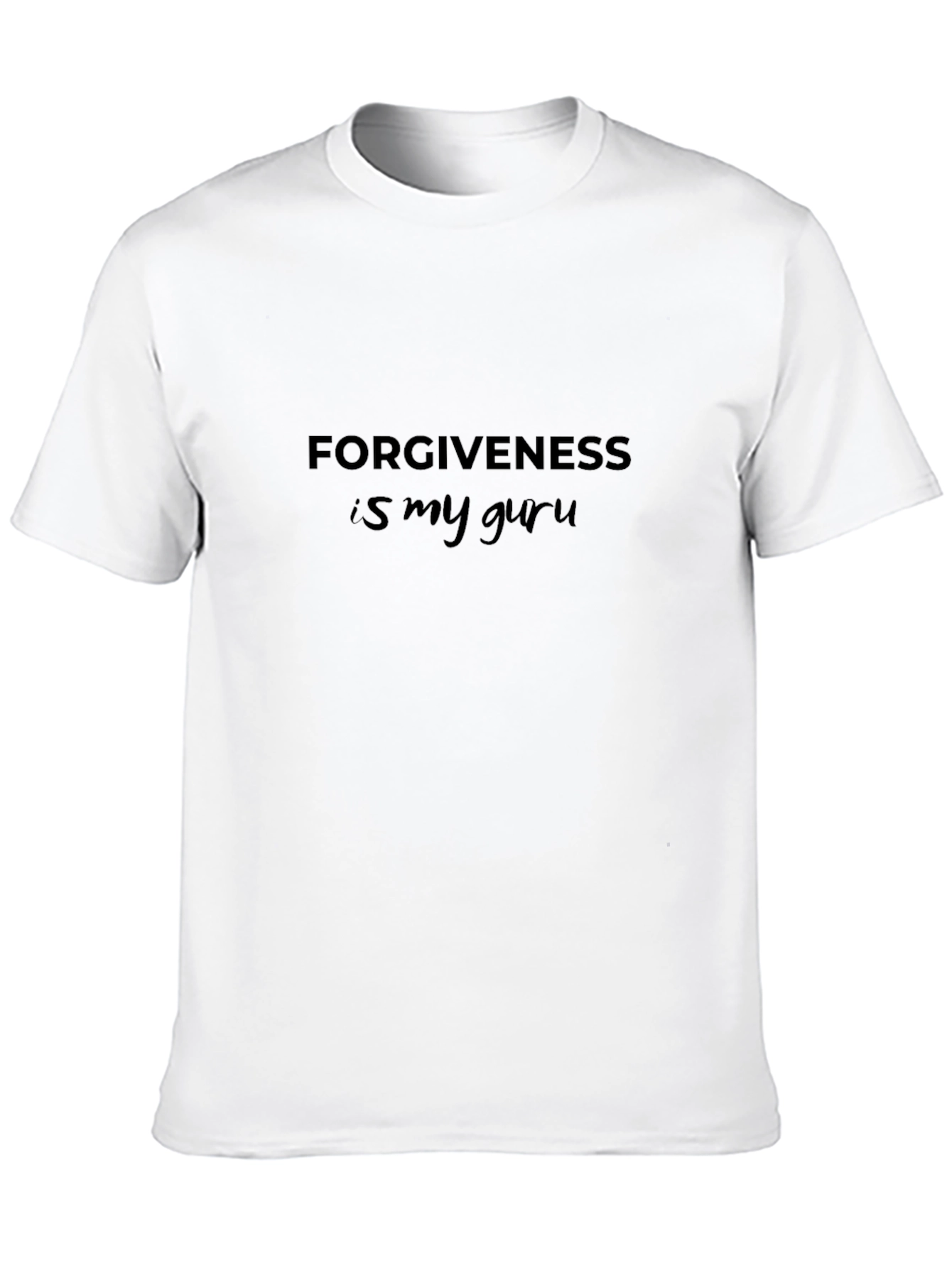 Forgiveness is My Guru Black T-Shirt