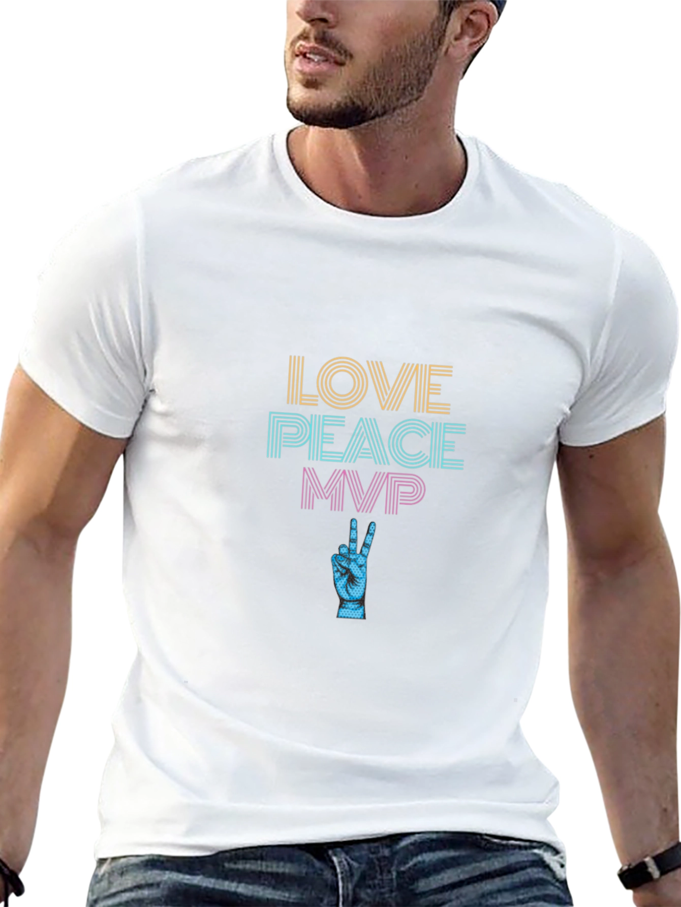 Love Peace MVP Graphic Tee