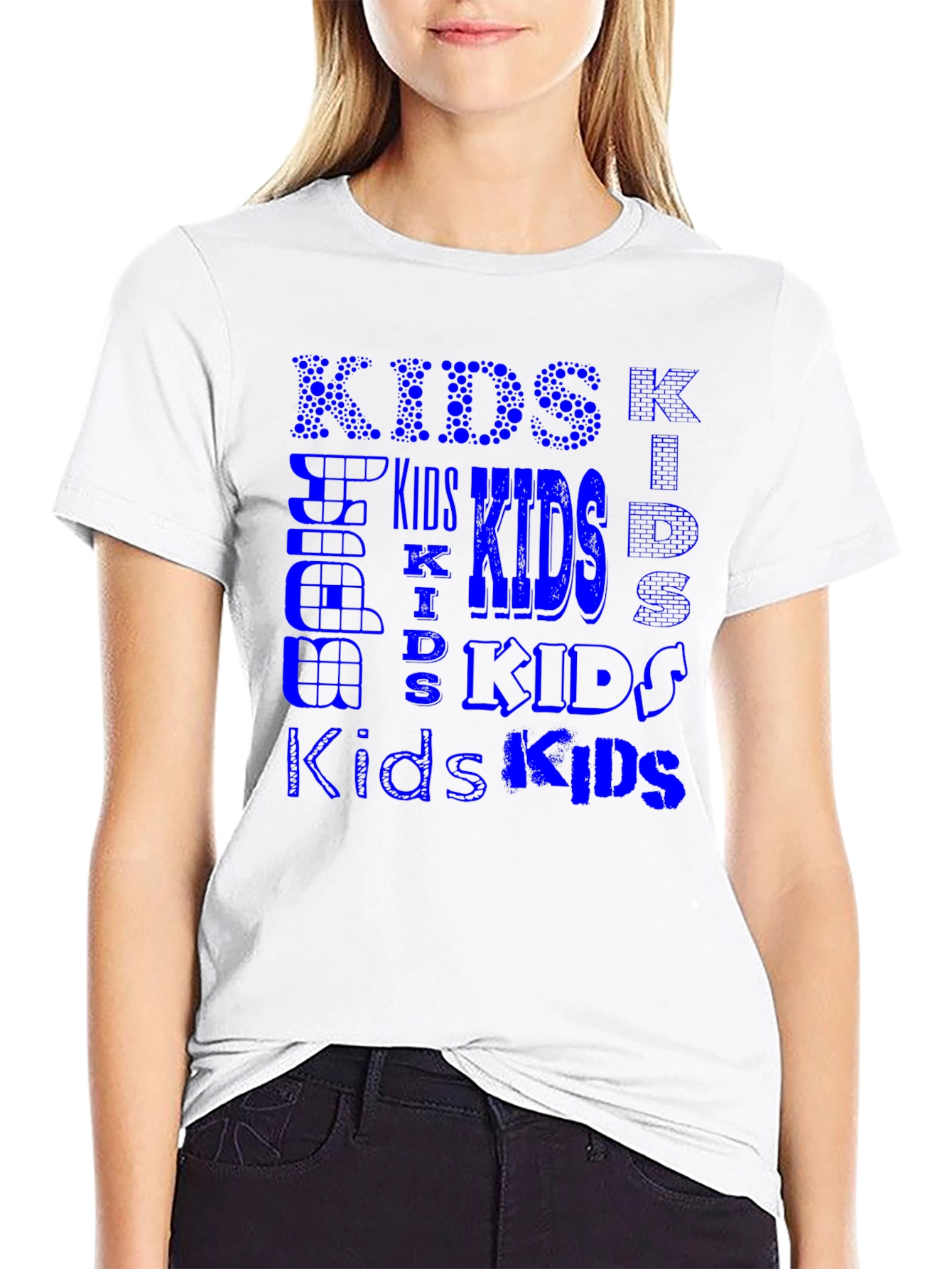 Cool Kids Blue Graphic T-Shirt