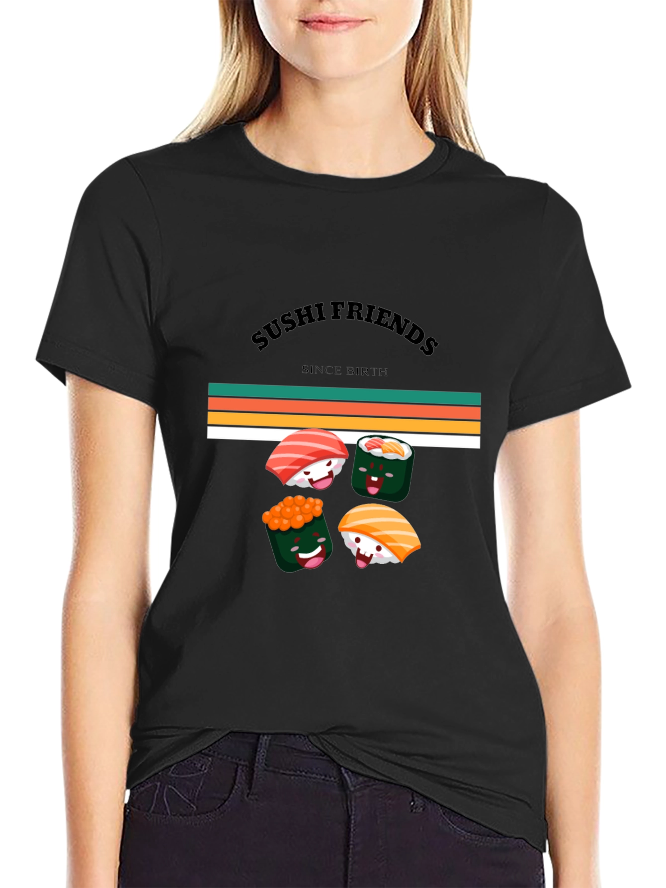 Sushi Friends Graphic Tee