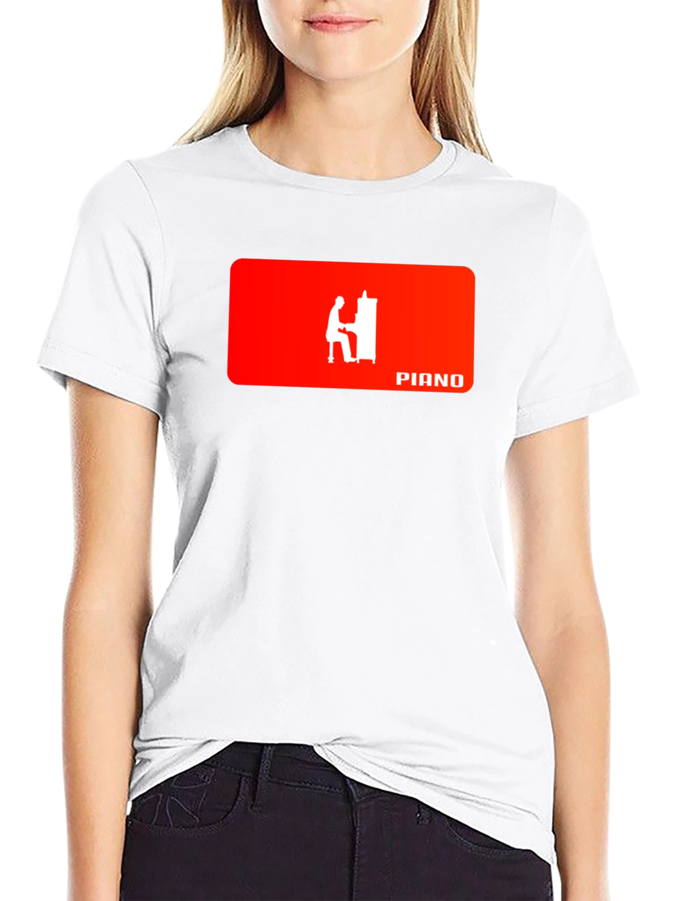 Piano Player Graphic Tee - Cool Musician T-Shirt