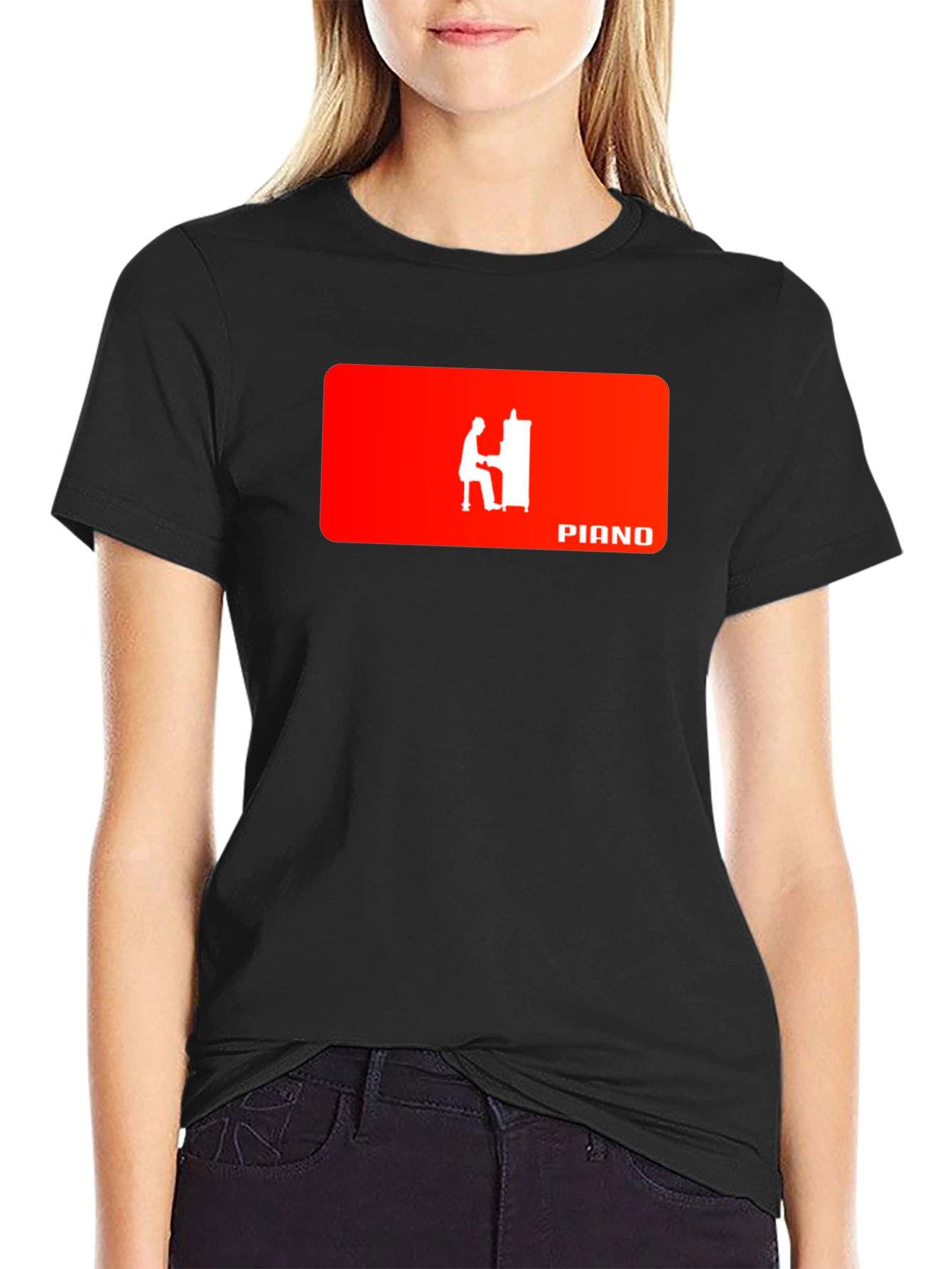 Piano Player Graphic Tee - Cool Musician T-Shirt