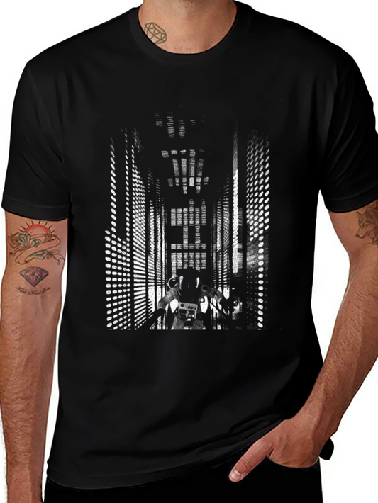 2001: A Space Odyssey Mens Graphic Tee - Black