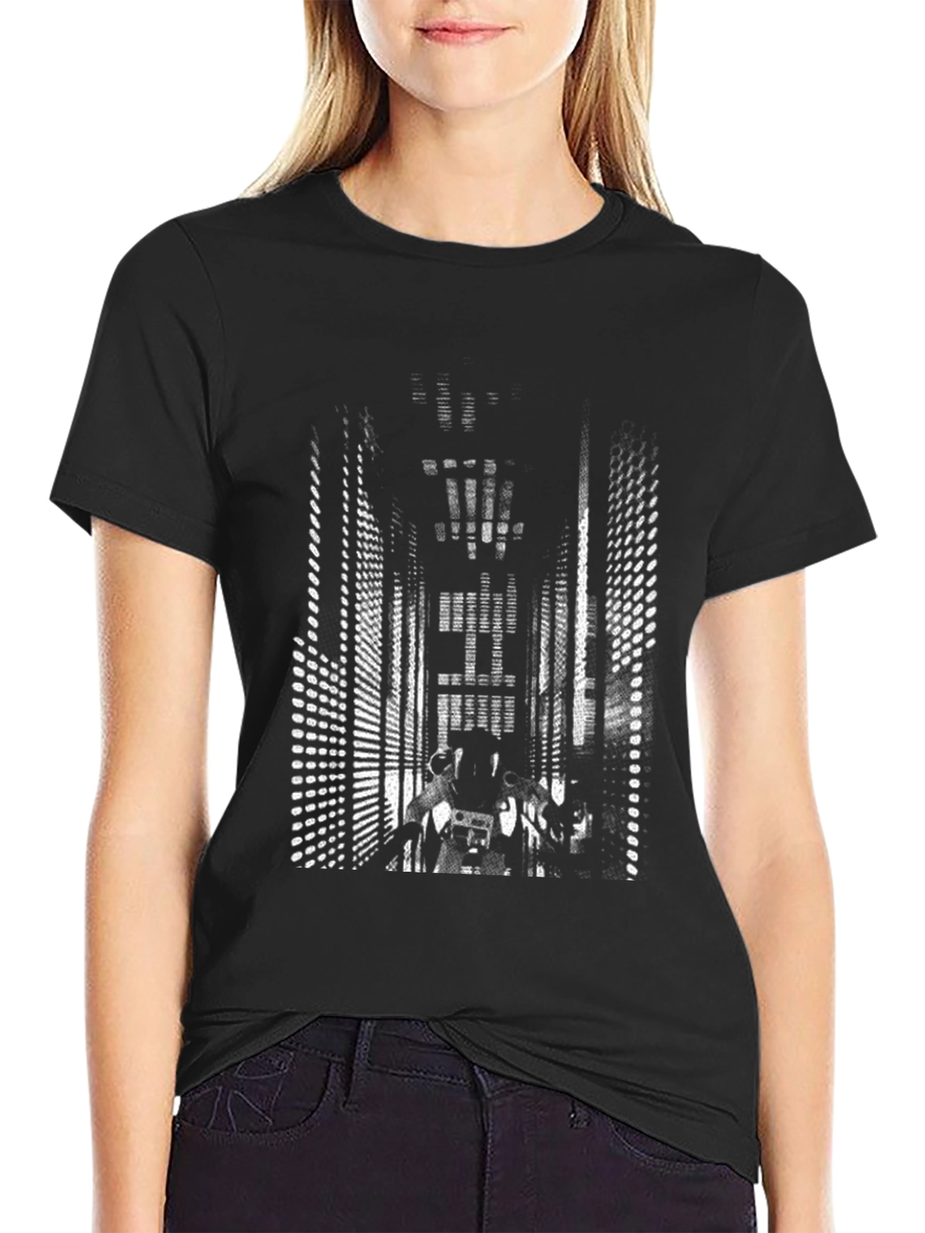 2001: A Space Odyssey Mens Graphic Tee - Black
