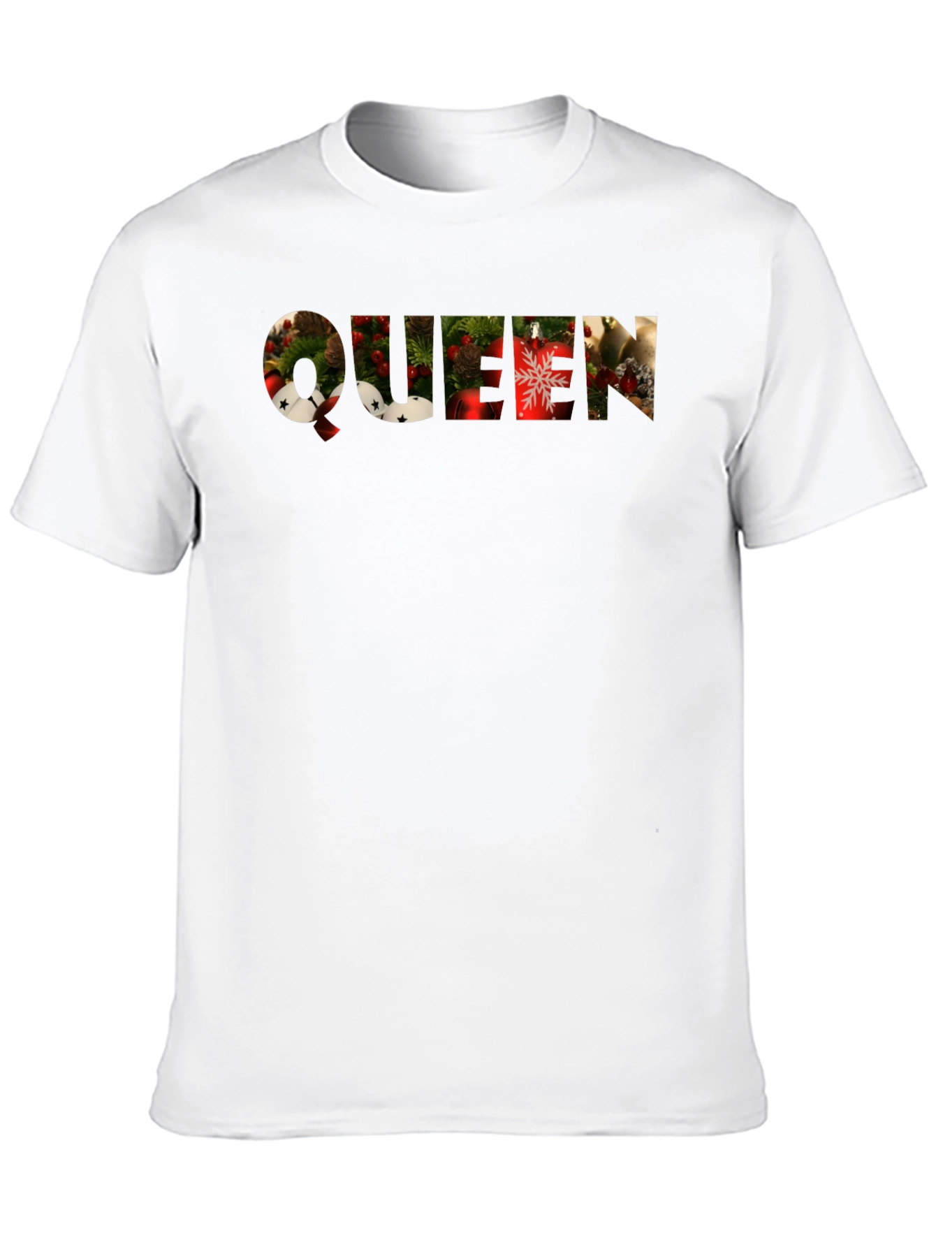 Christmas Queen Black Graphic Tee