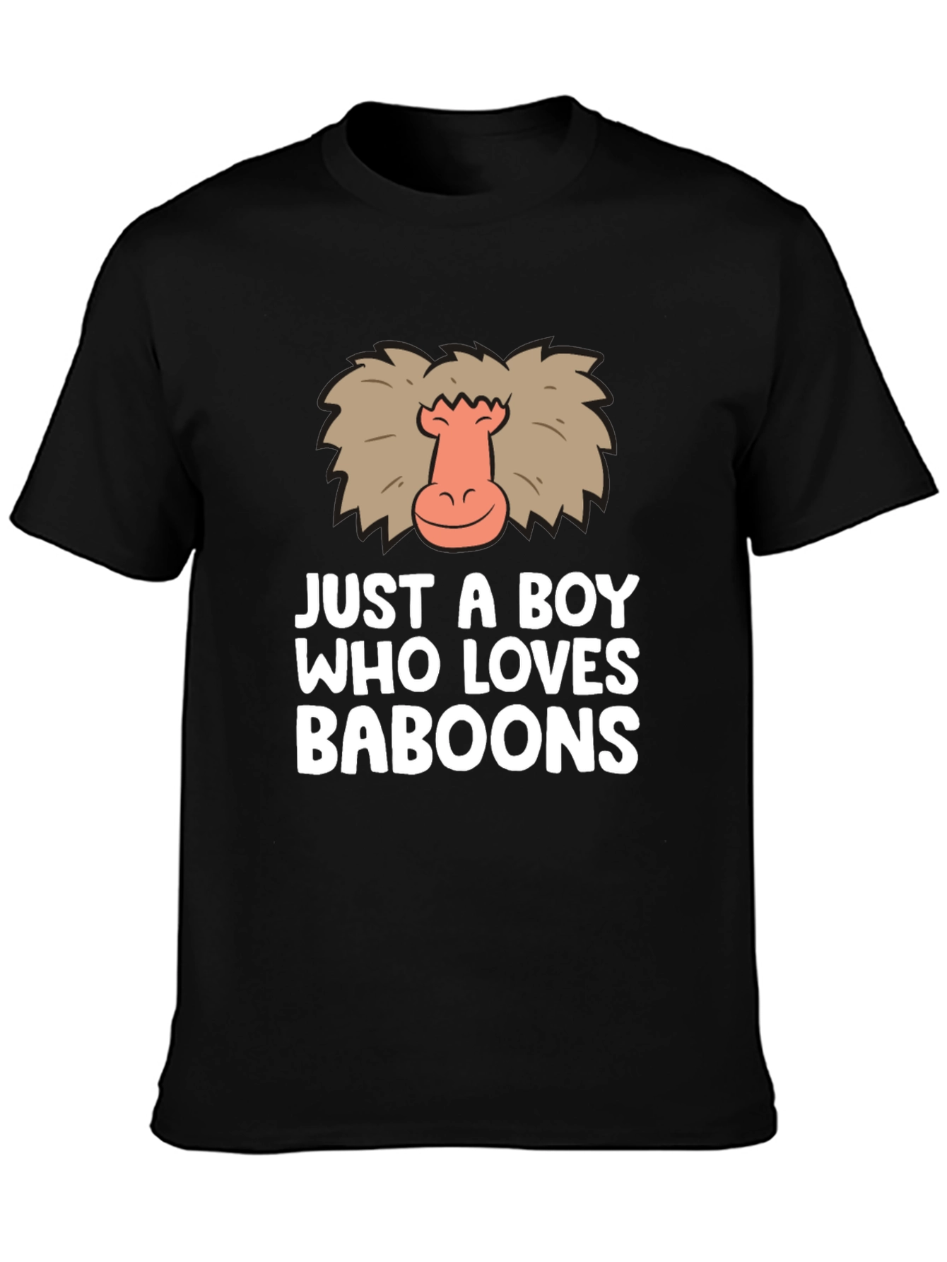 Just A Boy Who Loves Baboons T-Shirt