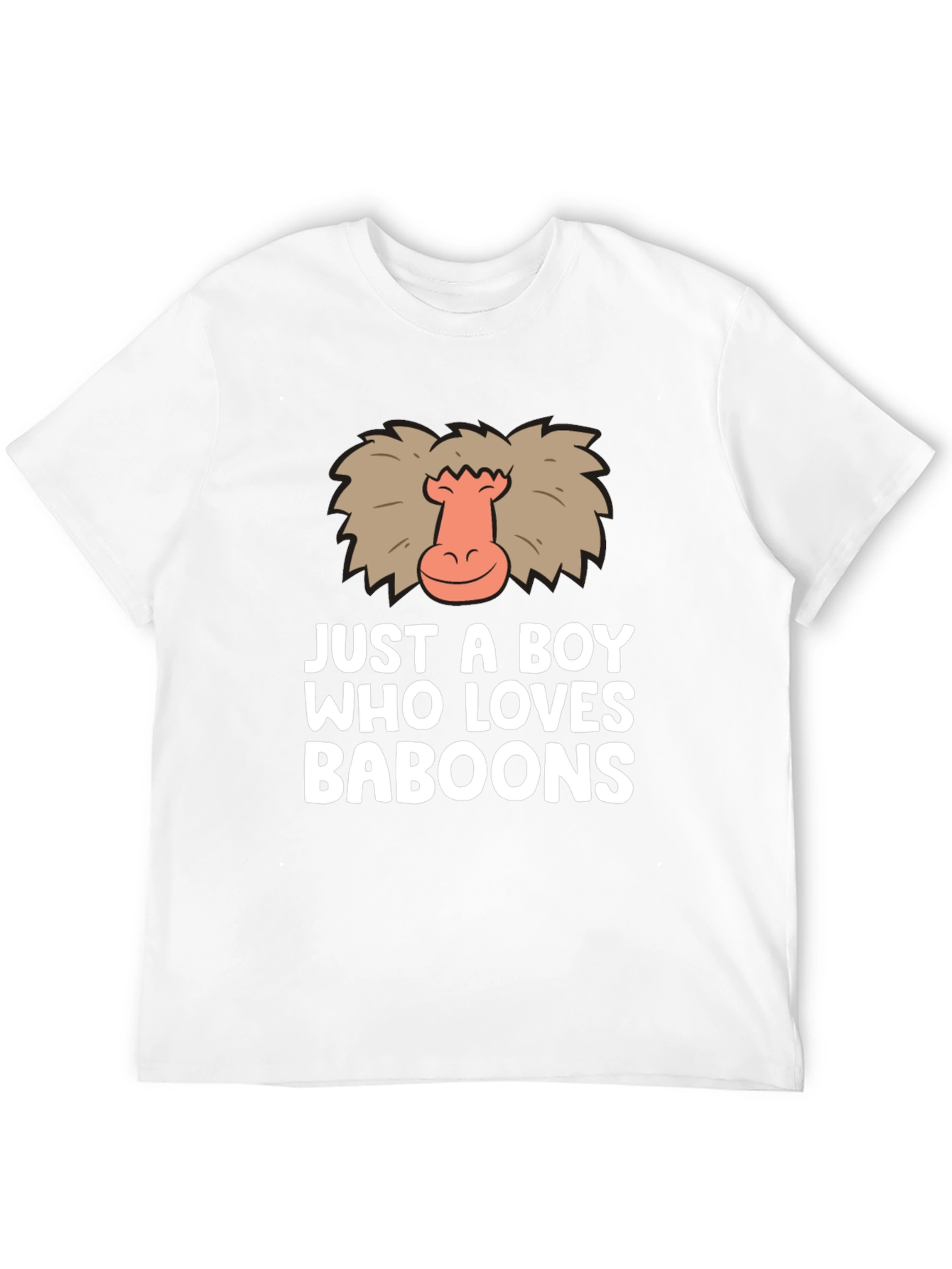Just A Boy Who Loves Baboons T-Shirt