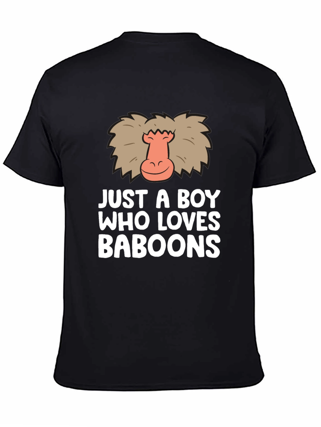 Just A Boy Who Loves Baboons T-Shirt