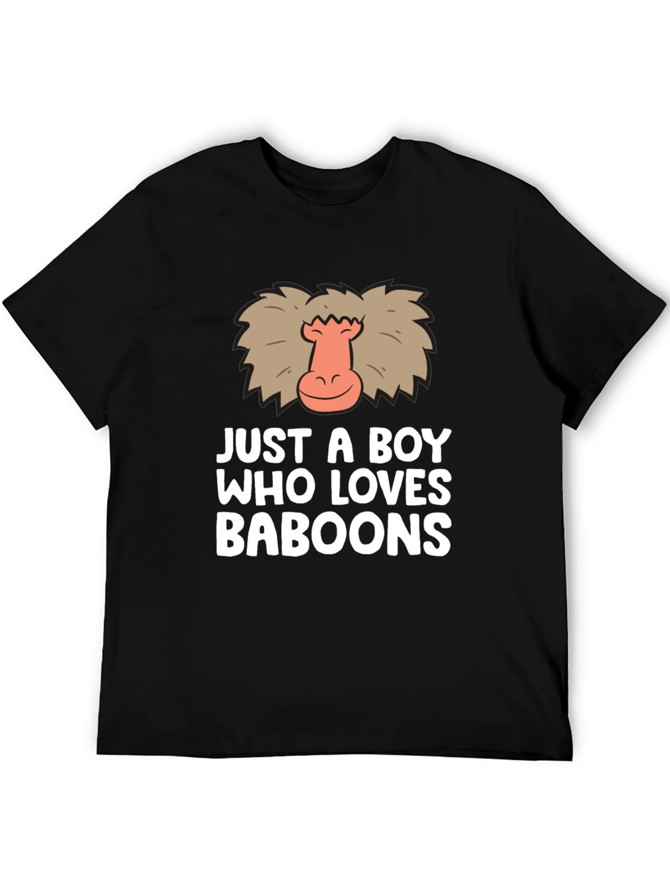 Just A Boy Who Loves Baboons T-Shirt
