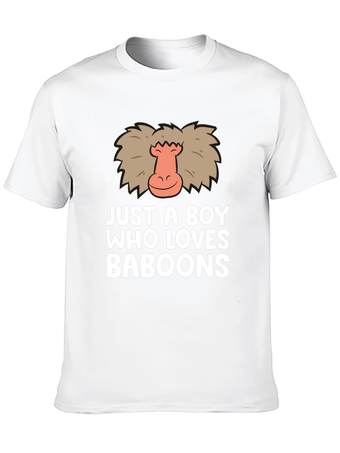 Just A Boy Who Loves Baboons T-Shirt