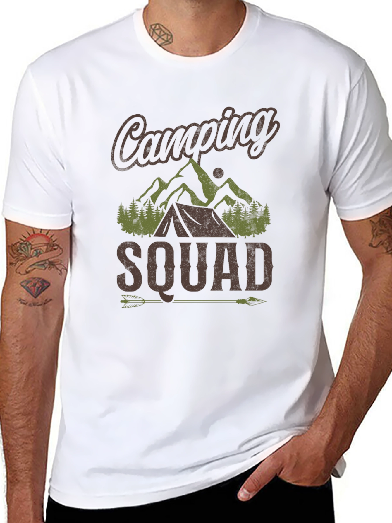 Camping Squad Graphic Tee - Adventure Ready!