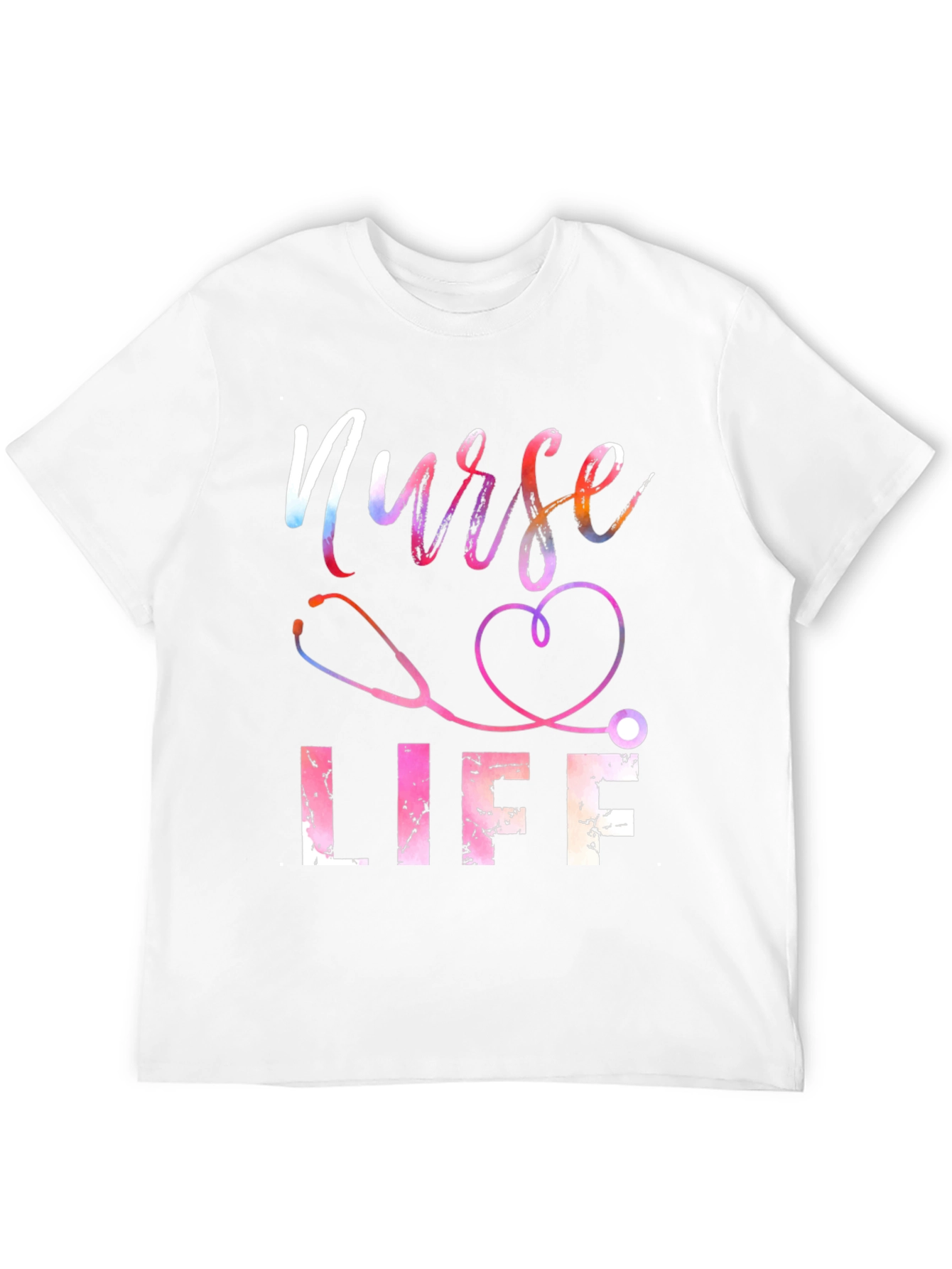 Nurse Life T-Shirt - Stethoscope Heart